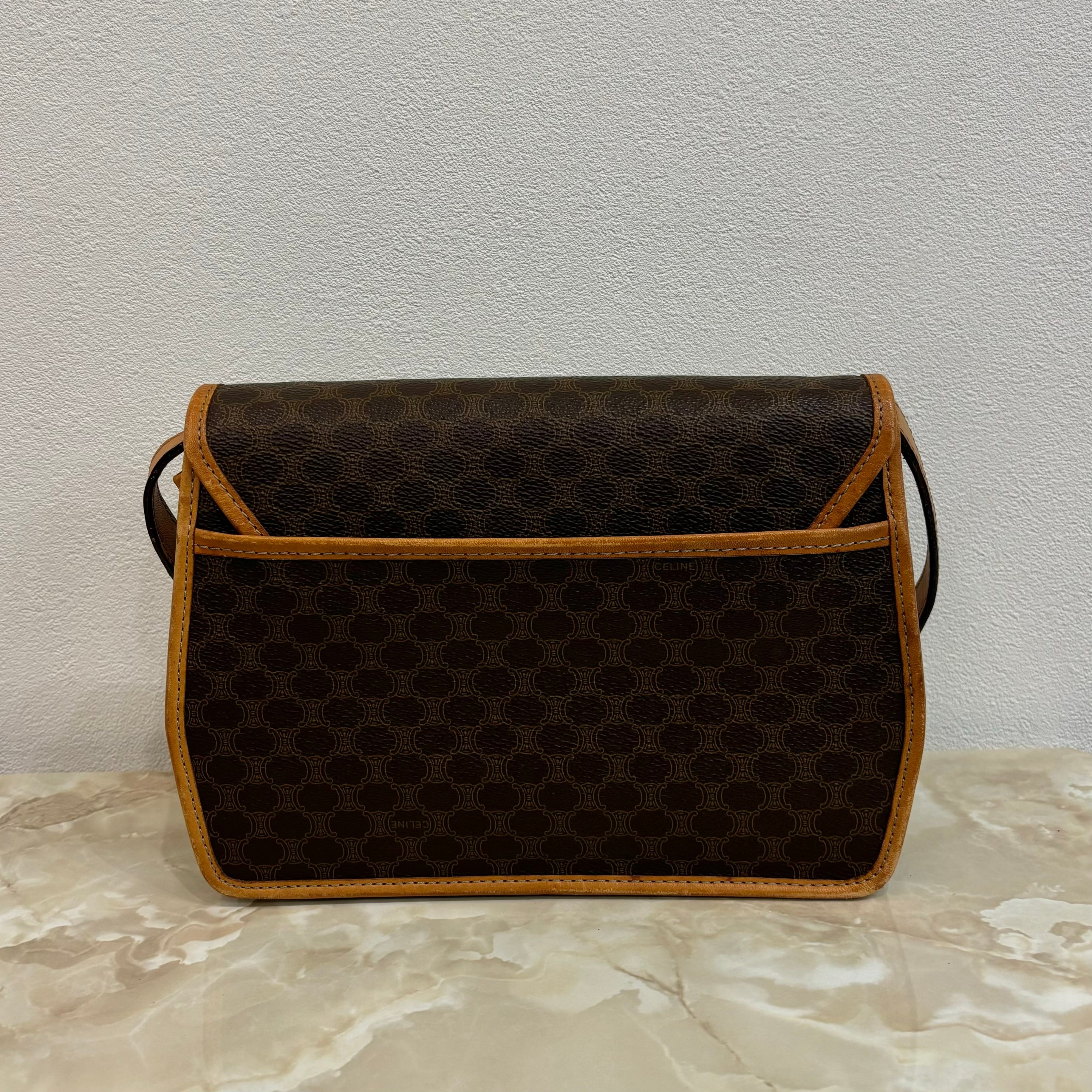 CELINE マカダムショルダーバッグ