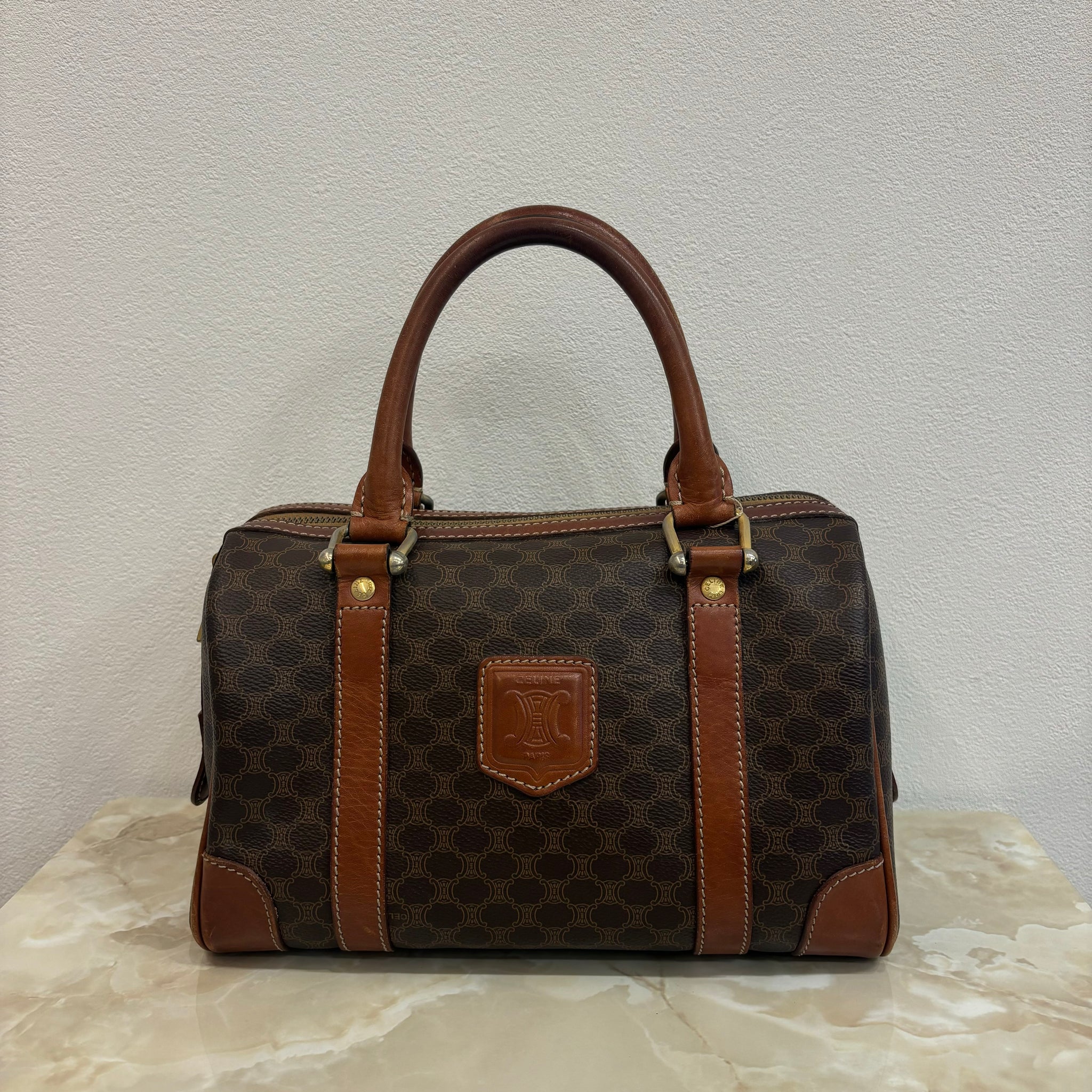❤️ホワイトデーセール❤️ CELINE わかかっ マカダム柄 ミニボストン 