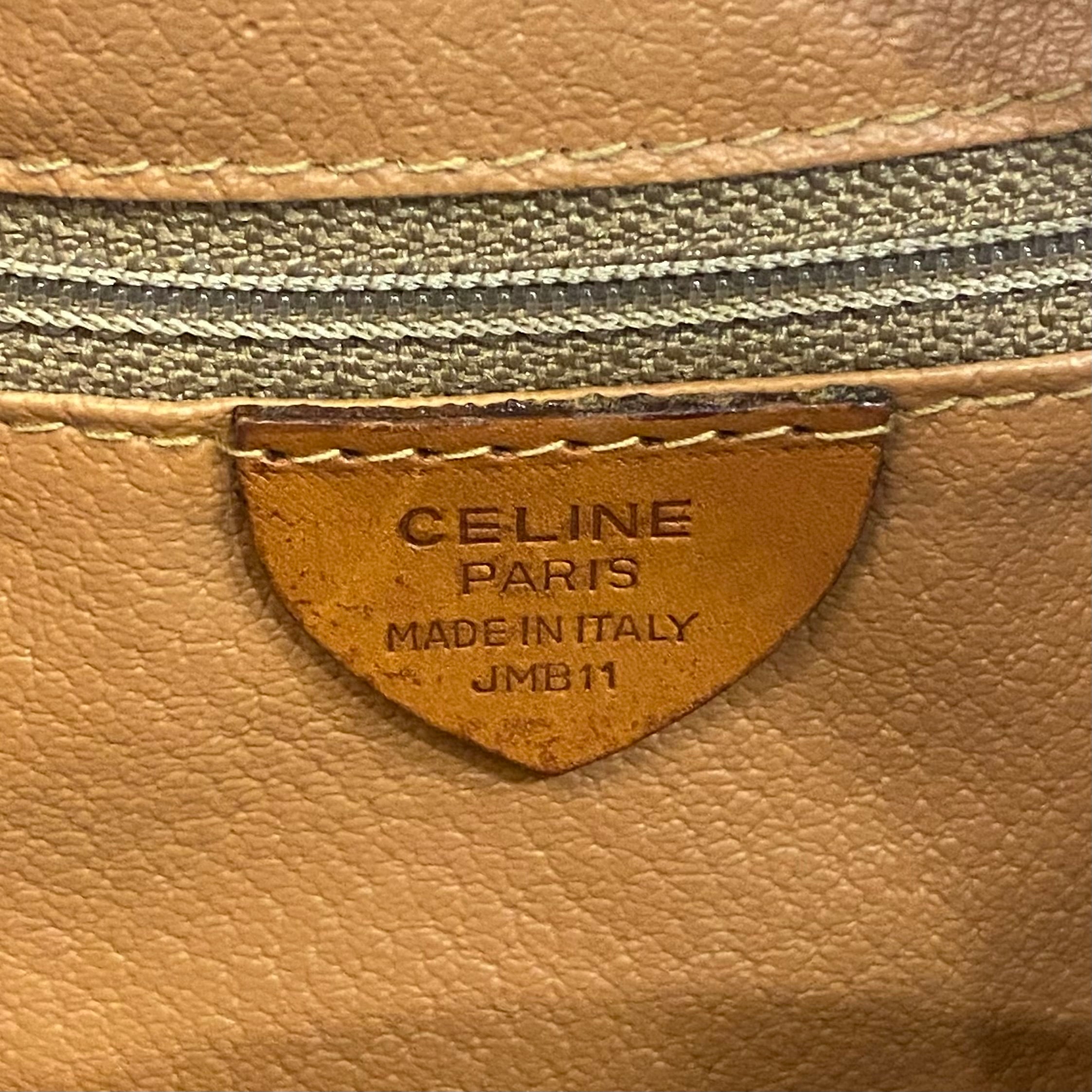 CELINE マカダム ショルダーバッグ