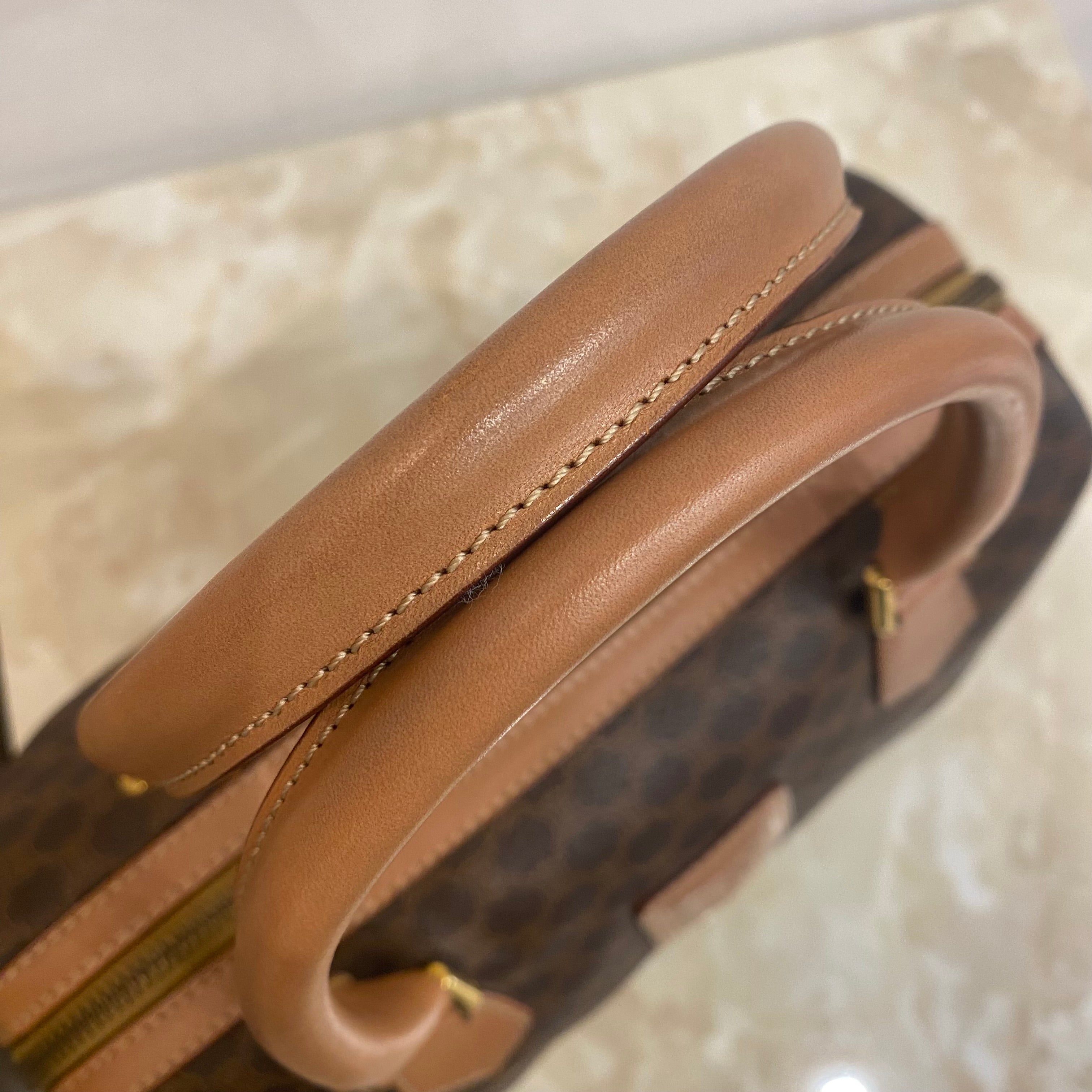 CELINE マカダム ミニボストンバッグ