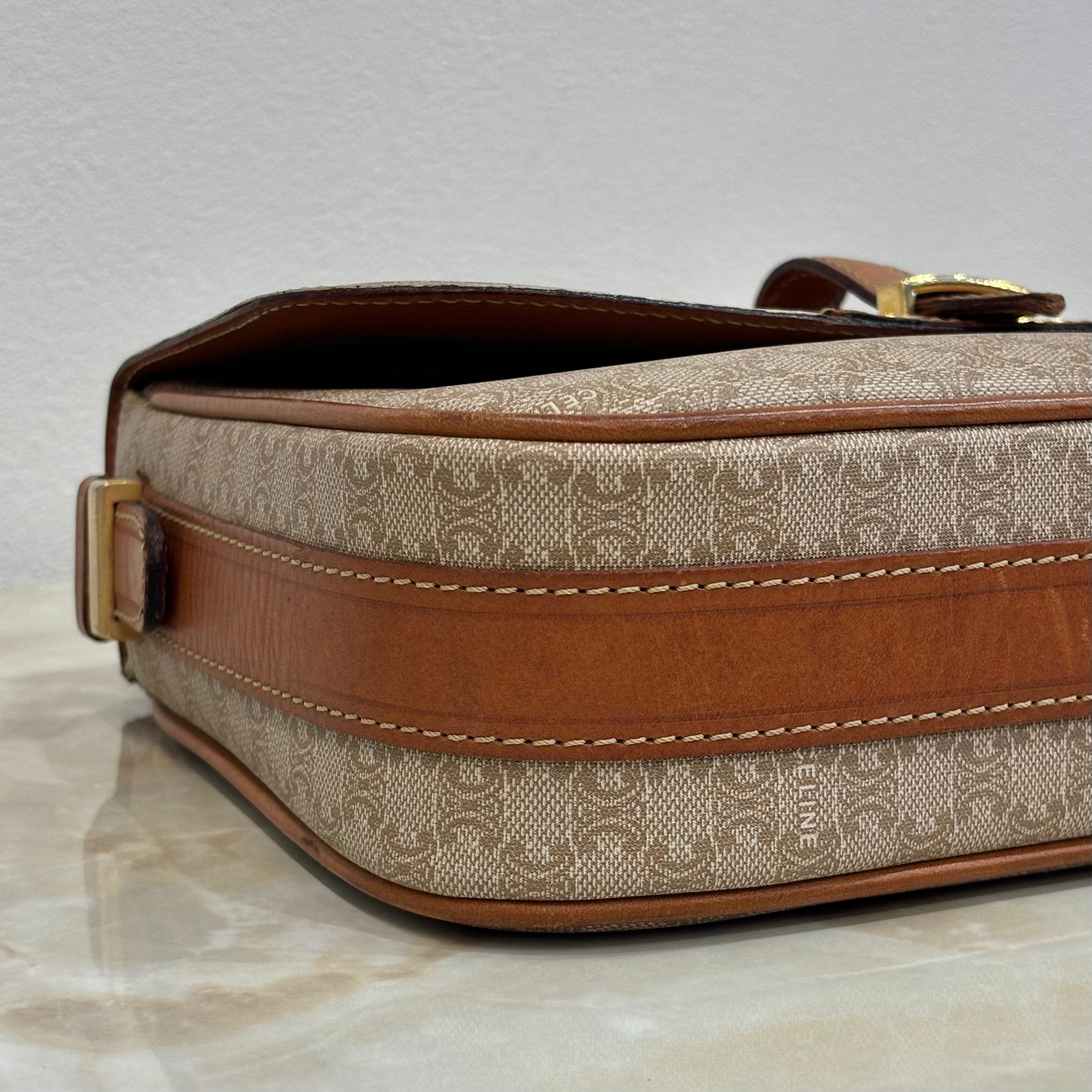 CELINE マカダム ショルダーバッグ