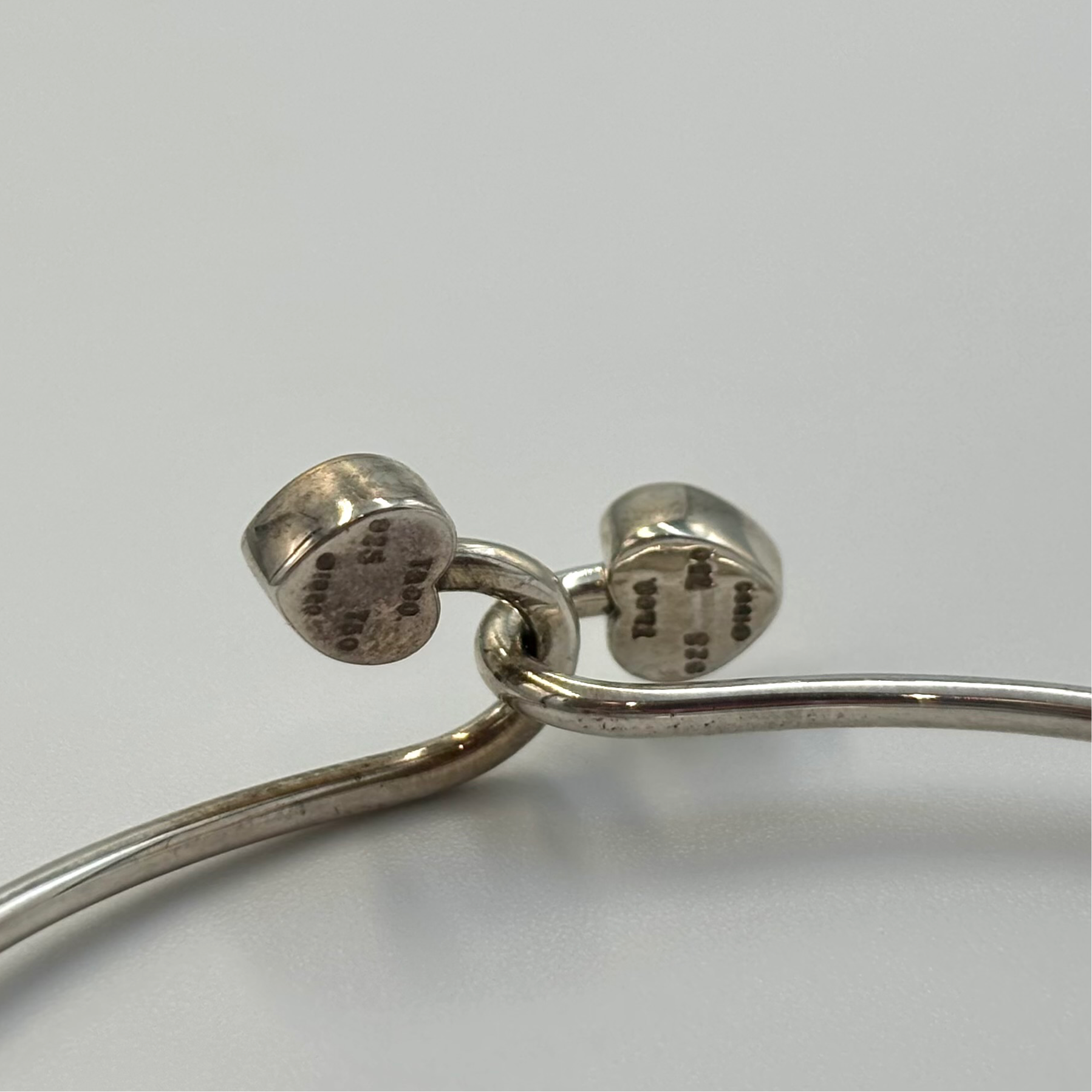 Tiffany&Co. ダブルハート フックバングル