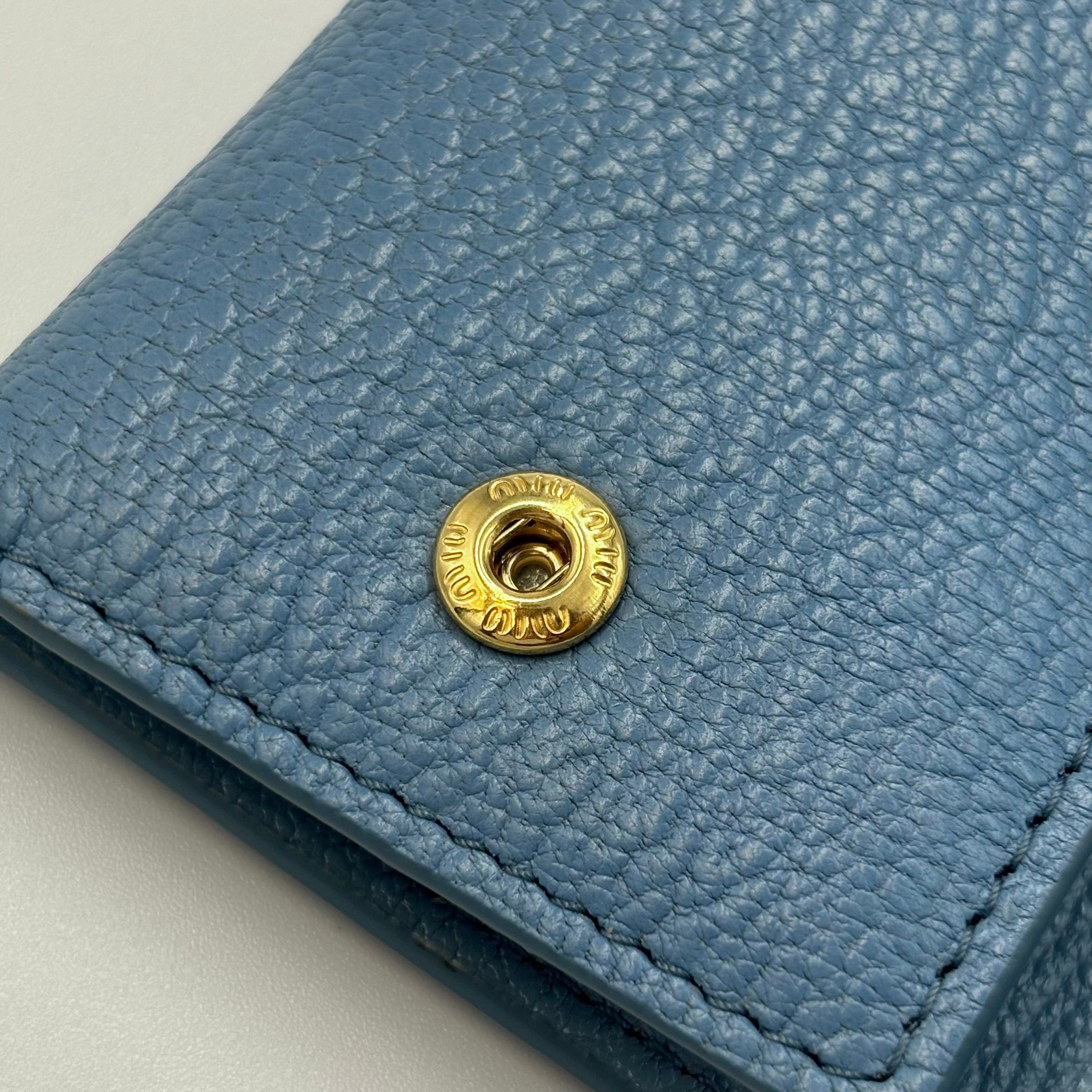 Miu Miu リボン レザー キーケース