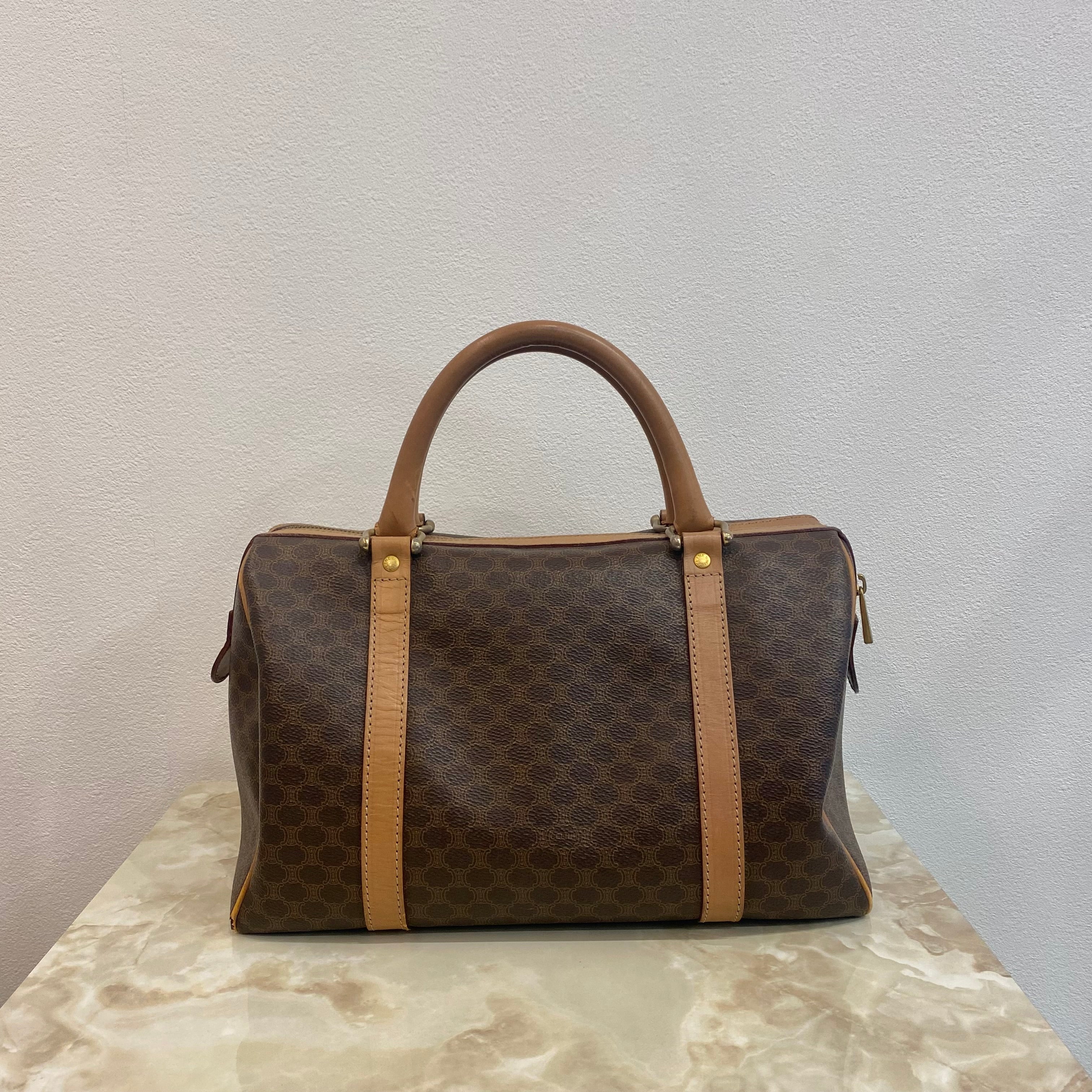 CELINE マカダム ボストンバッグ