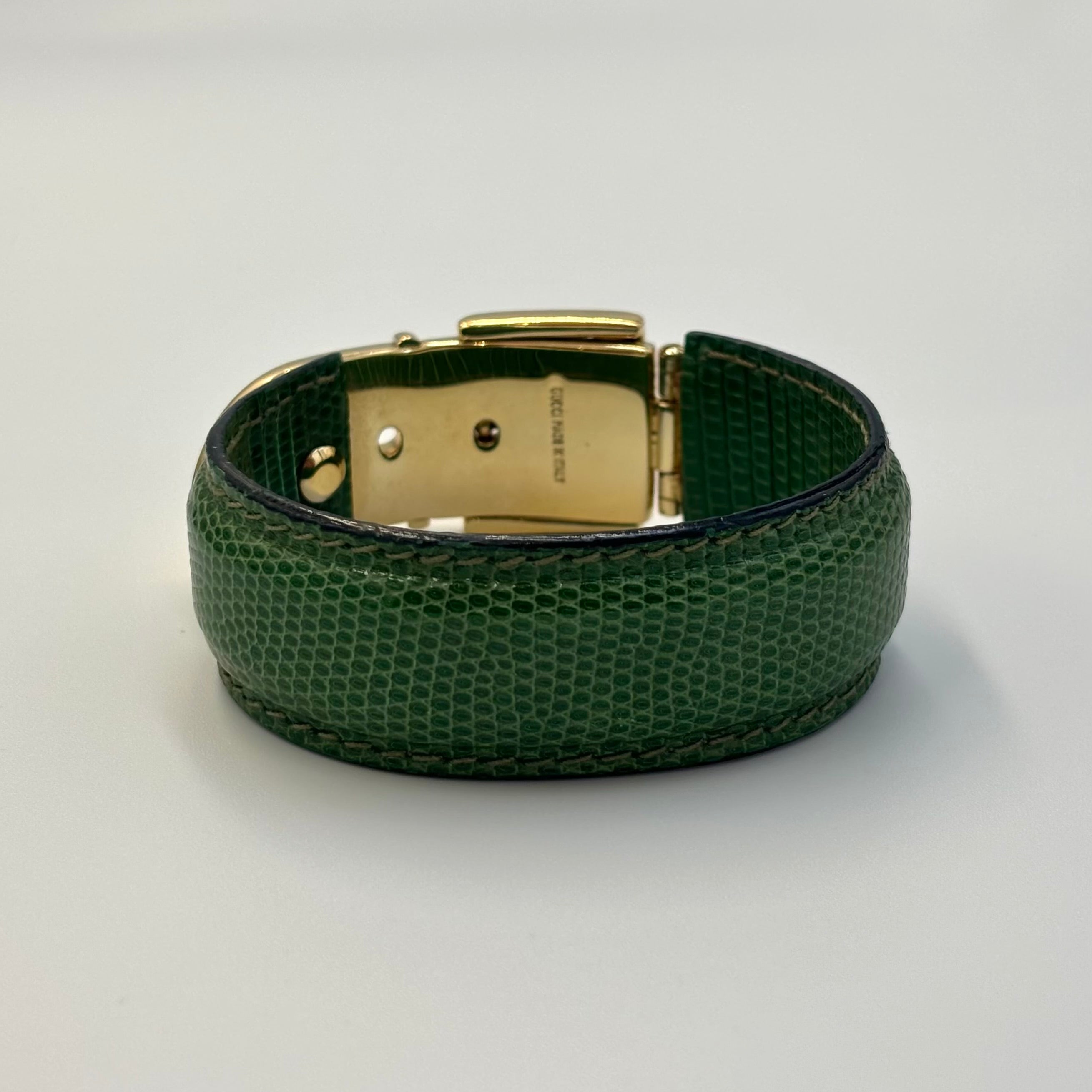 GUCCI リザード バングル