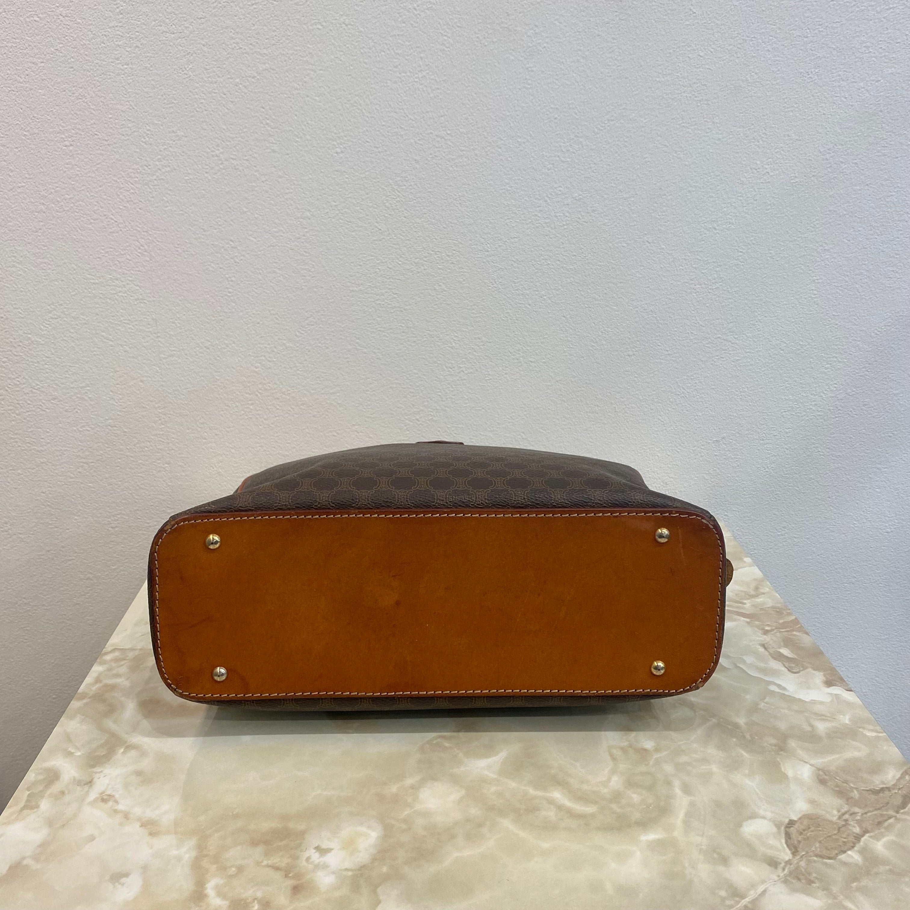 CELINE マカダムハンドバッグ