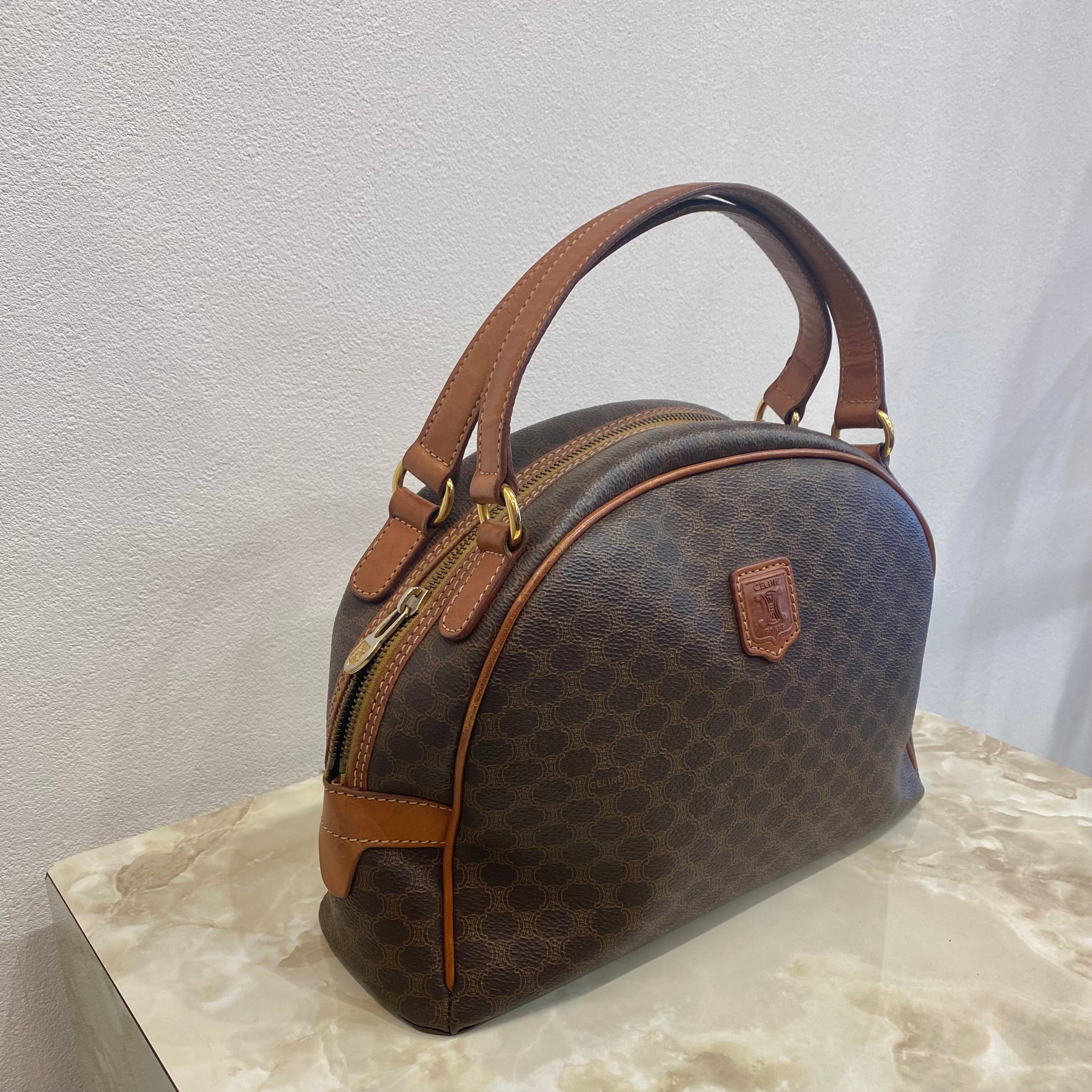 CELINE マカダムハンドバッグ