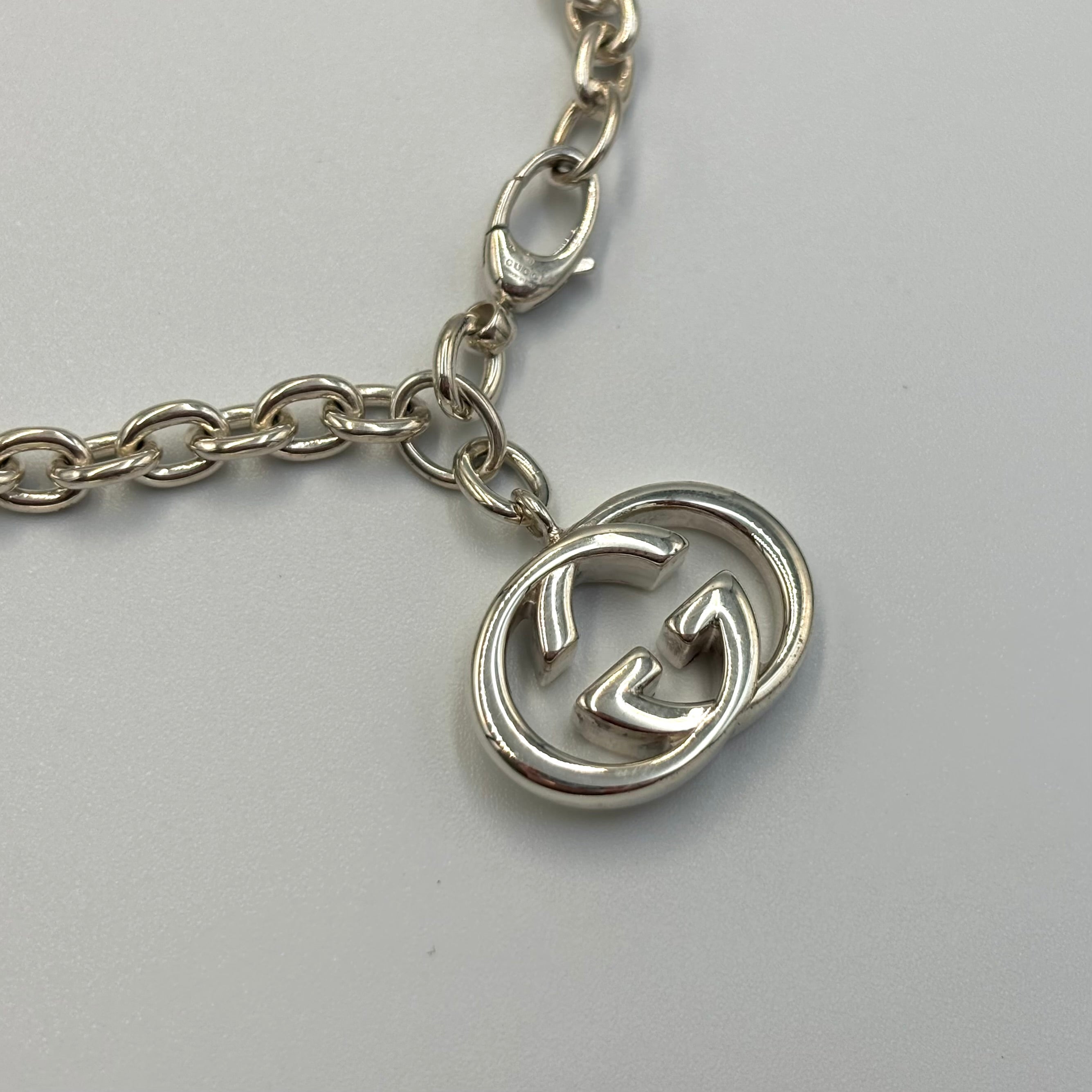 GUCCI インターロッキングG チェーン ブレスレット 925