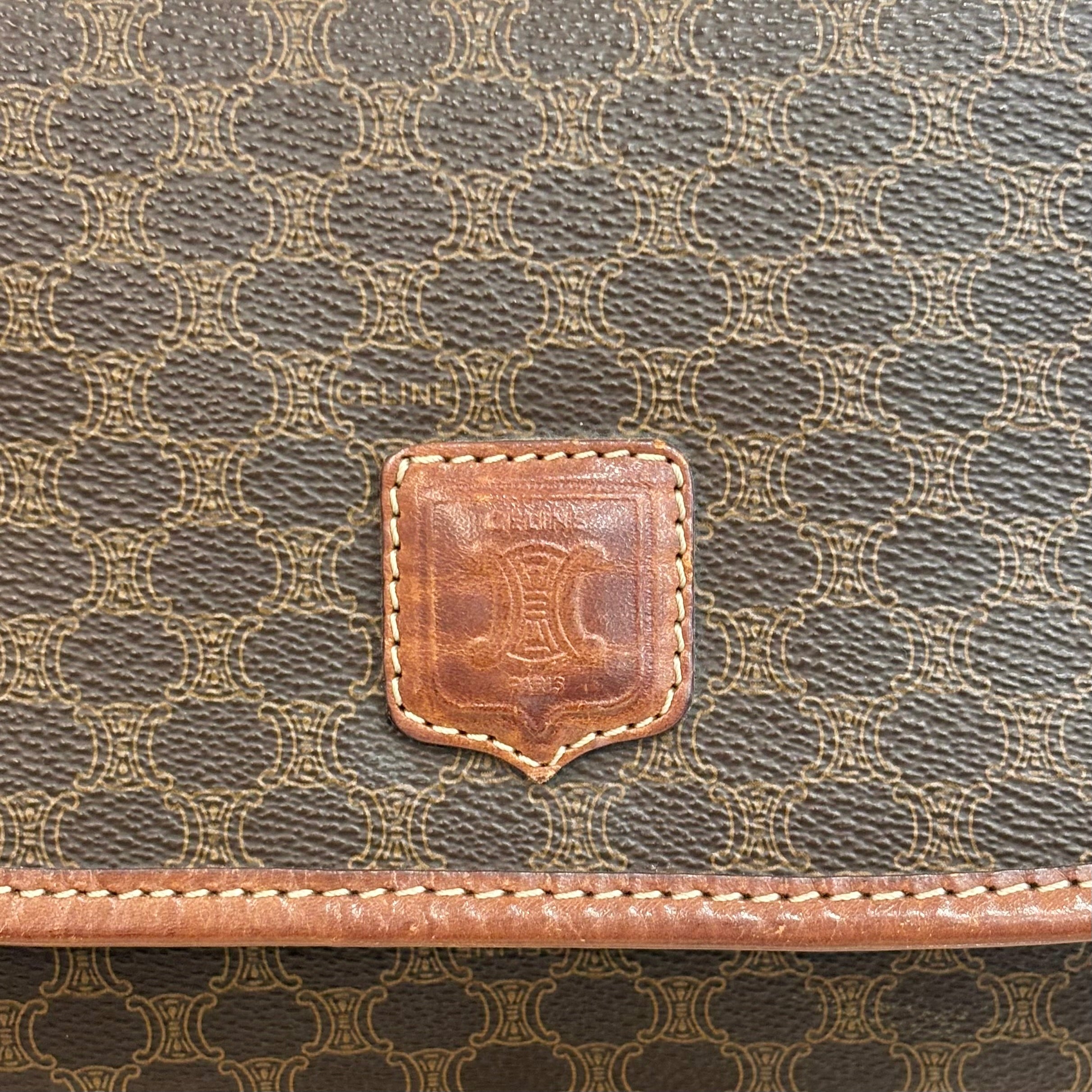 CELINE マカダムショルダーバッグ