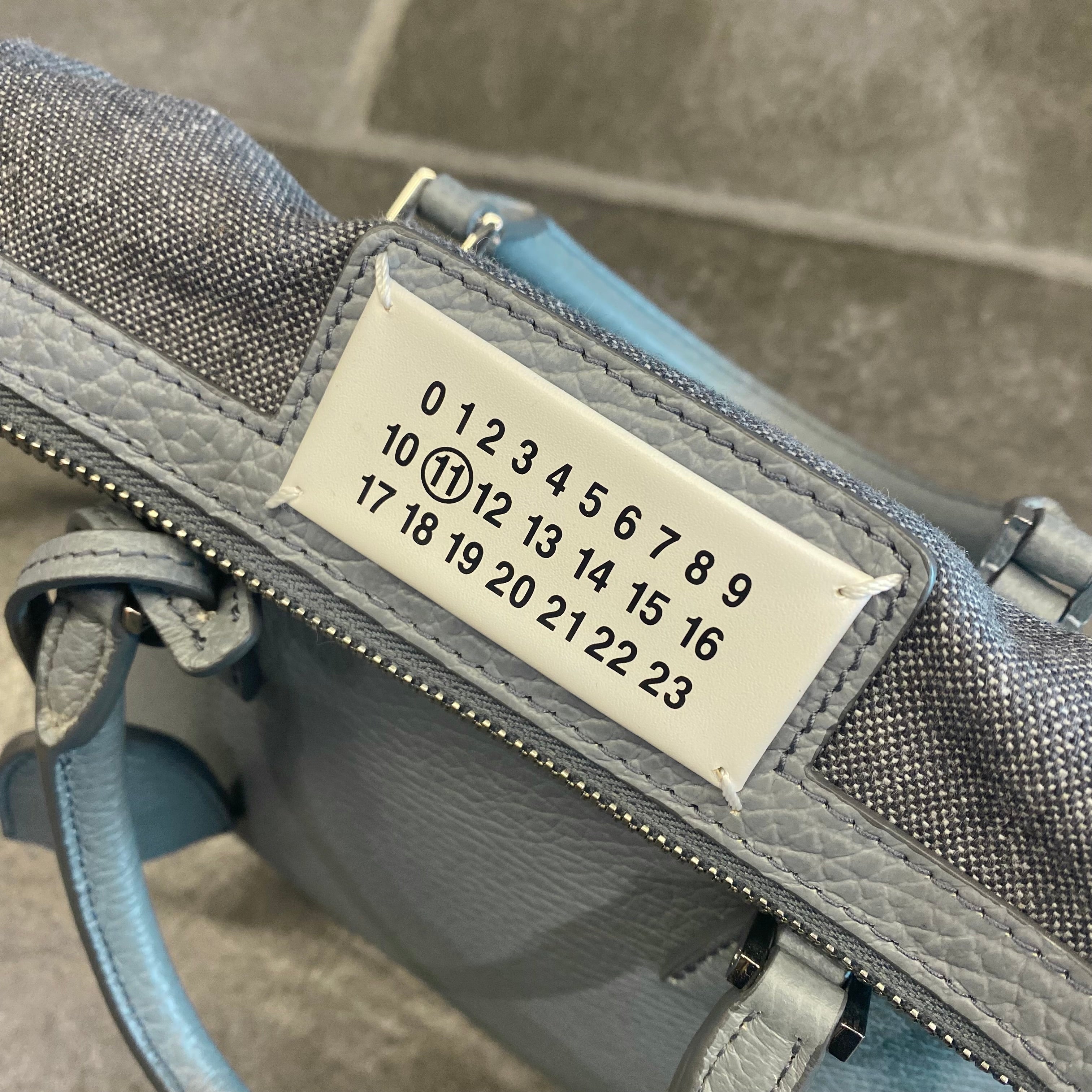 Maison Margiela 5ACミニ レザー/キャンバス 2wayバッグ