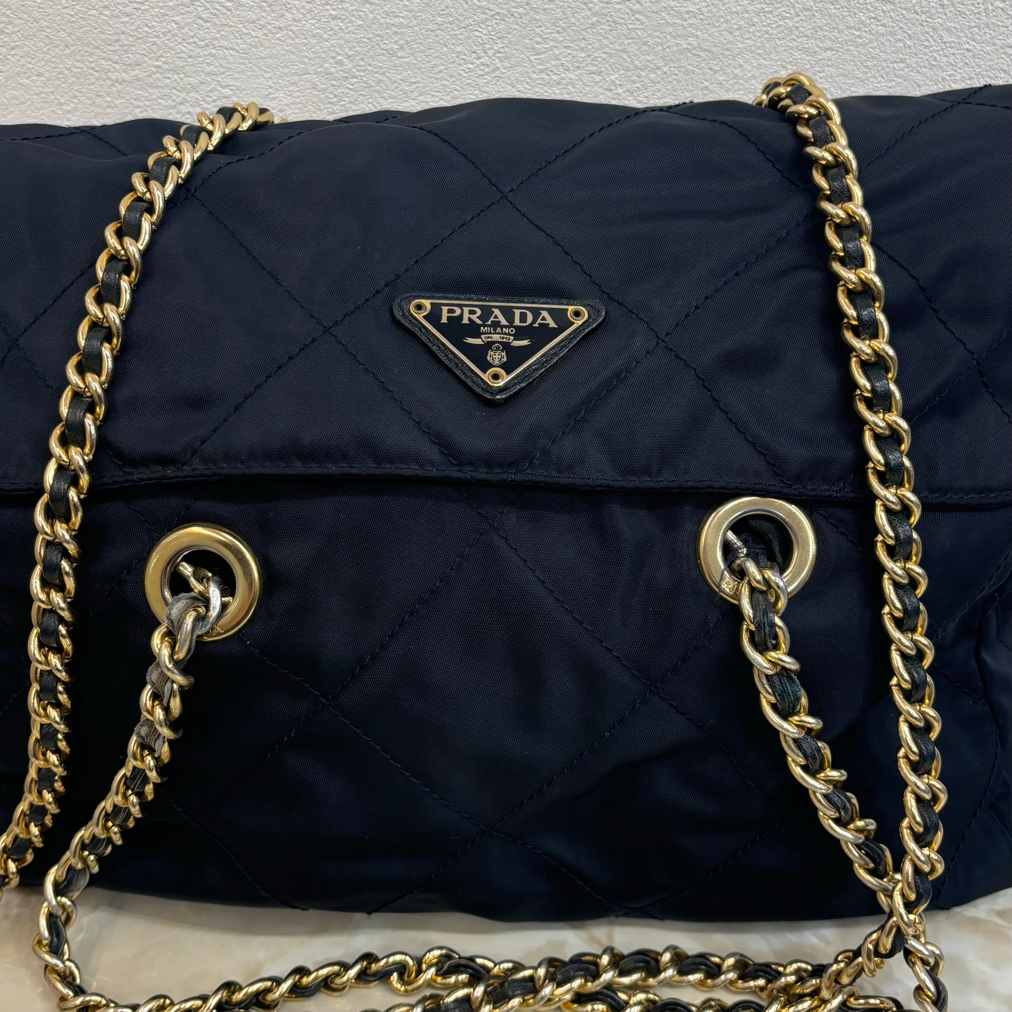 PRADAテスートチェーンショルダーバッグ