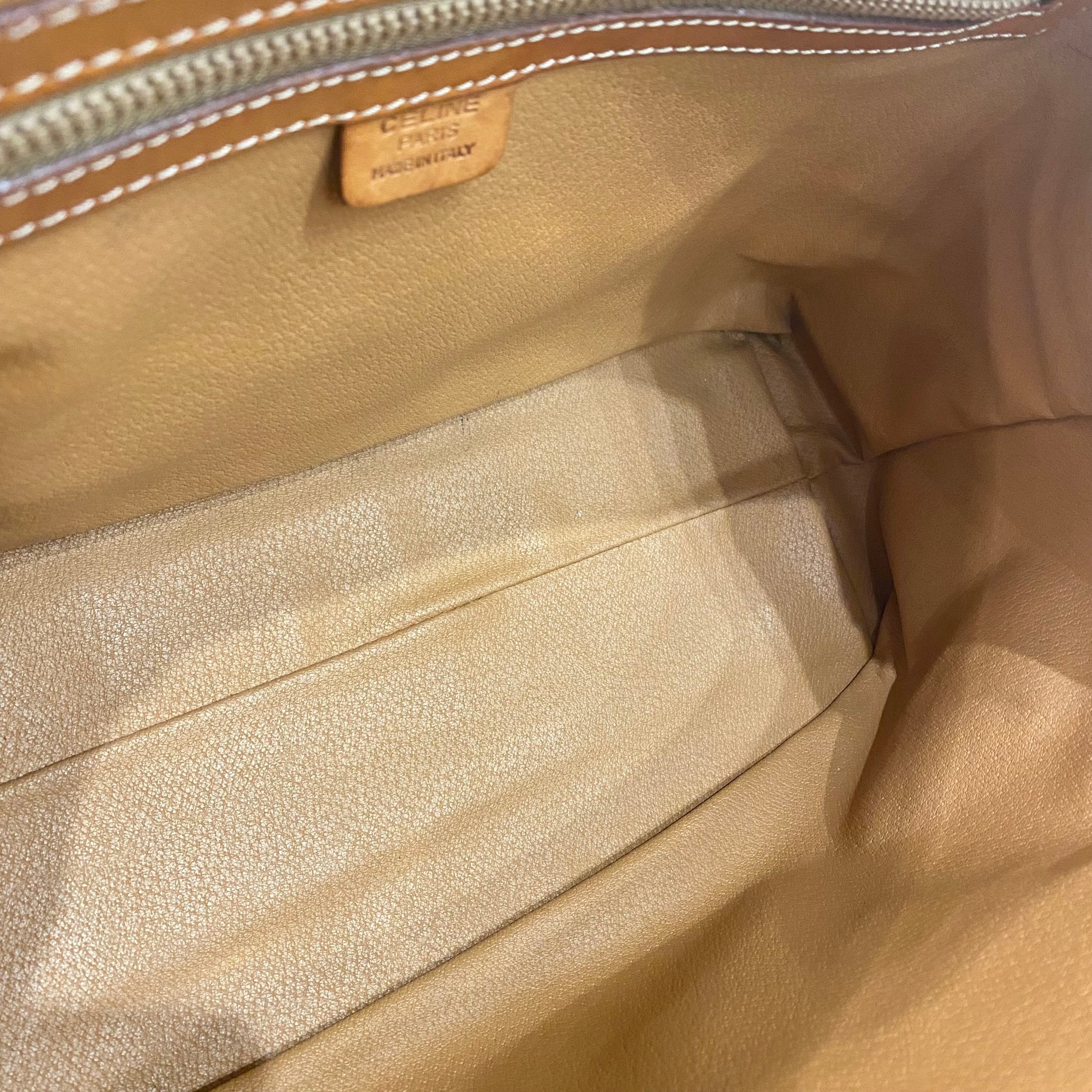 CELINE マカダム ハンドバッグ