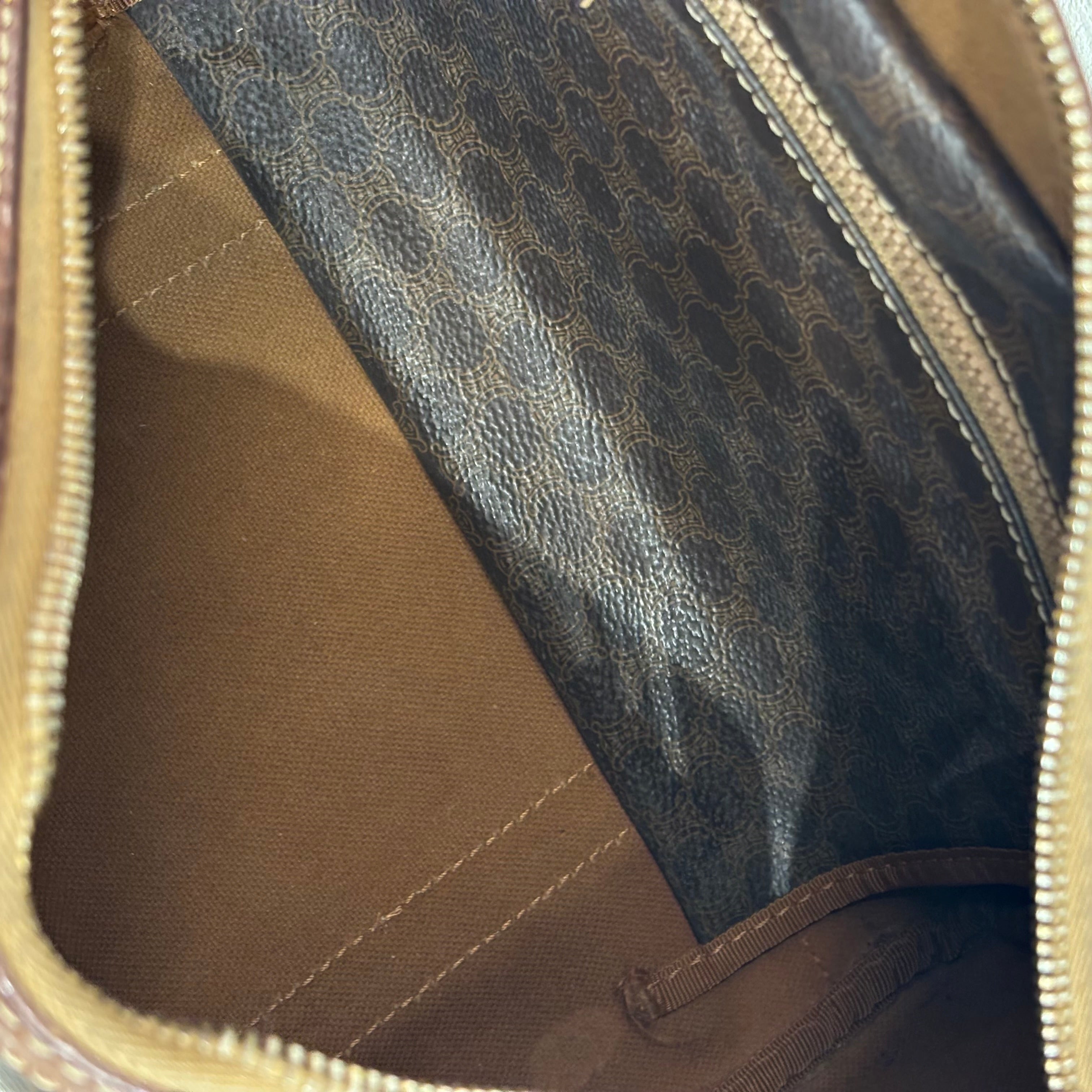 CELINE マカダム ボストンバッグ