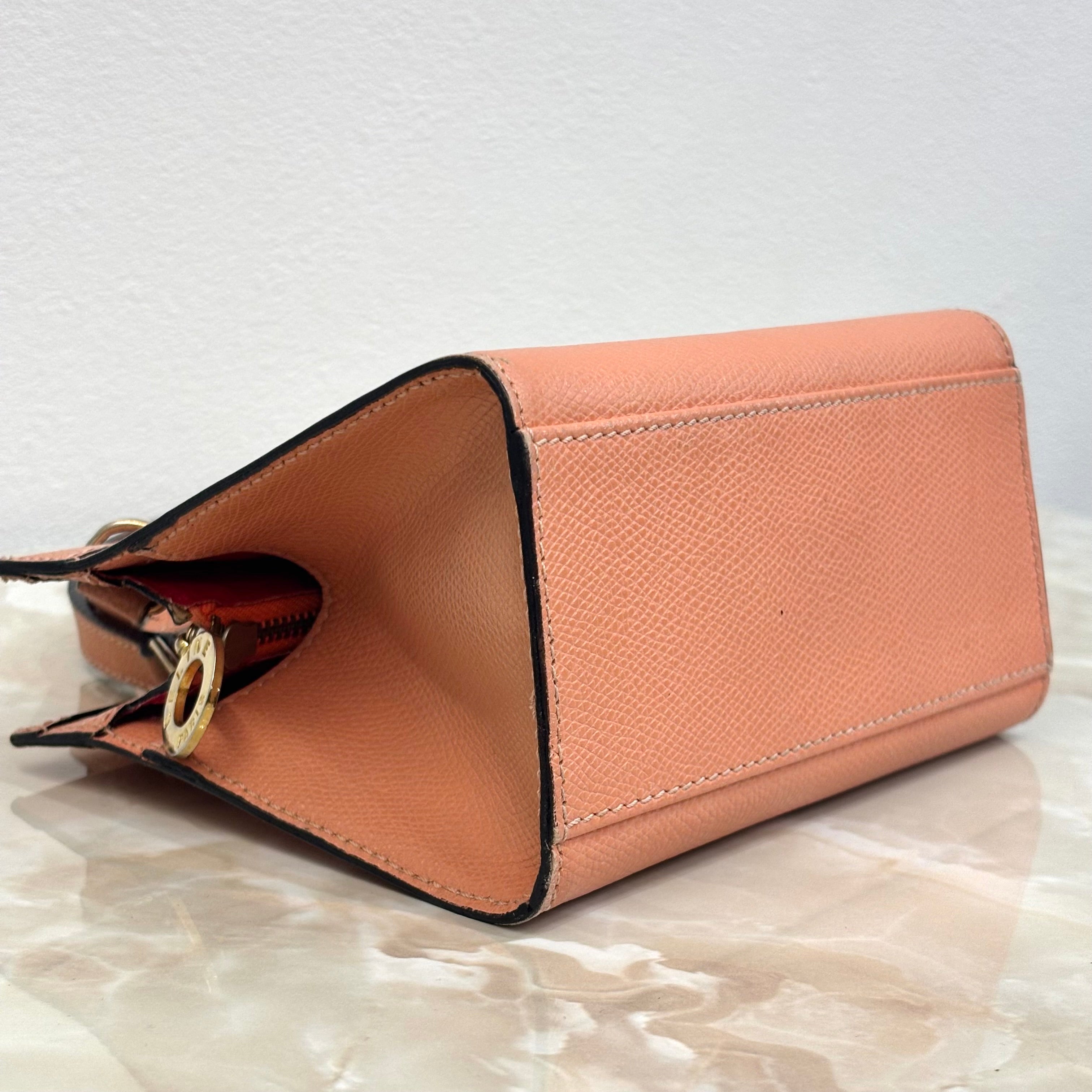 CELINE レザー ミニ2WAYバッグ