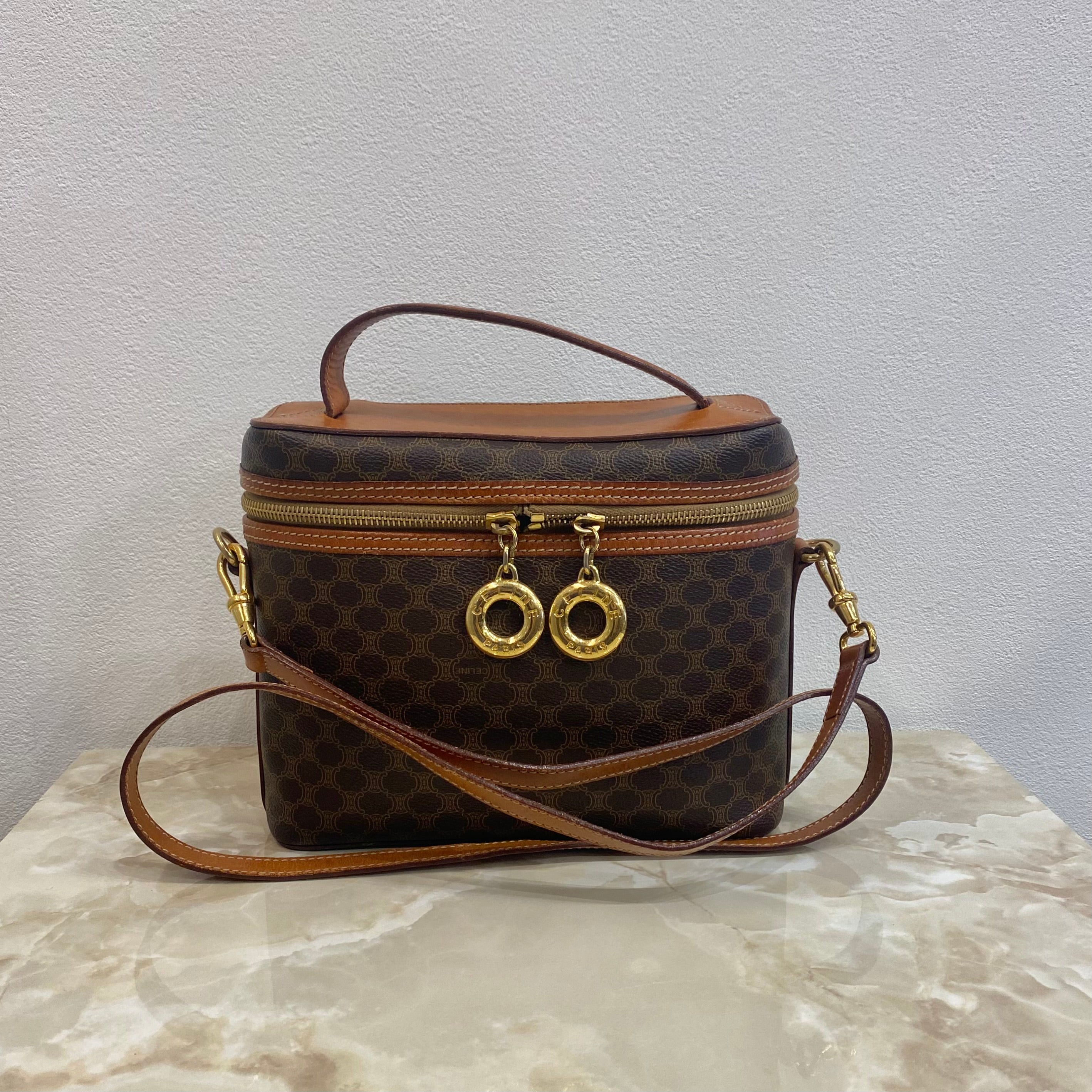CELINE マカダム 2wayハンドバッグ