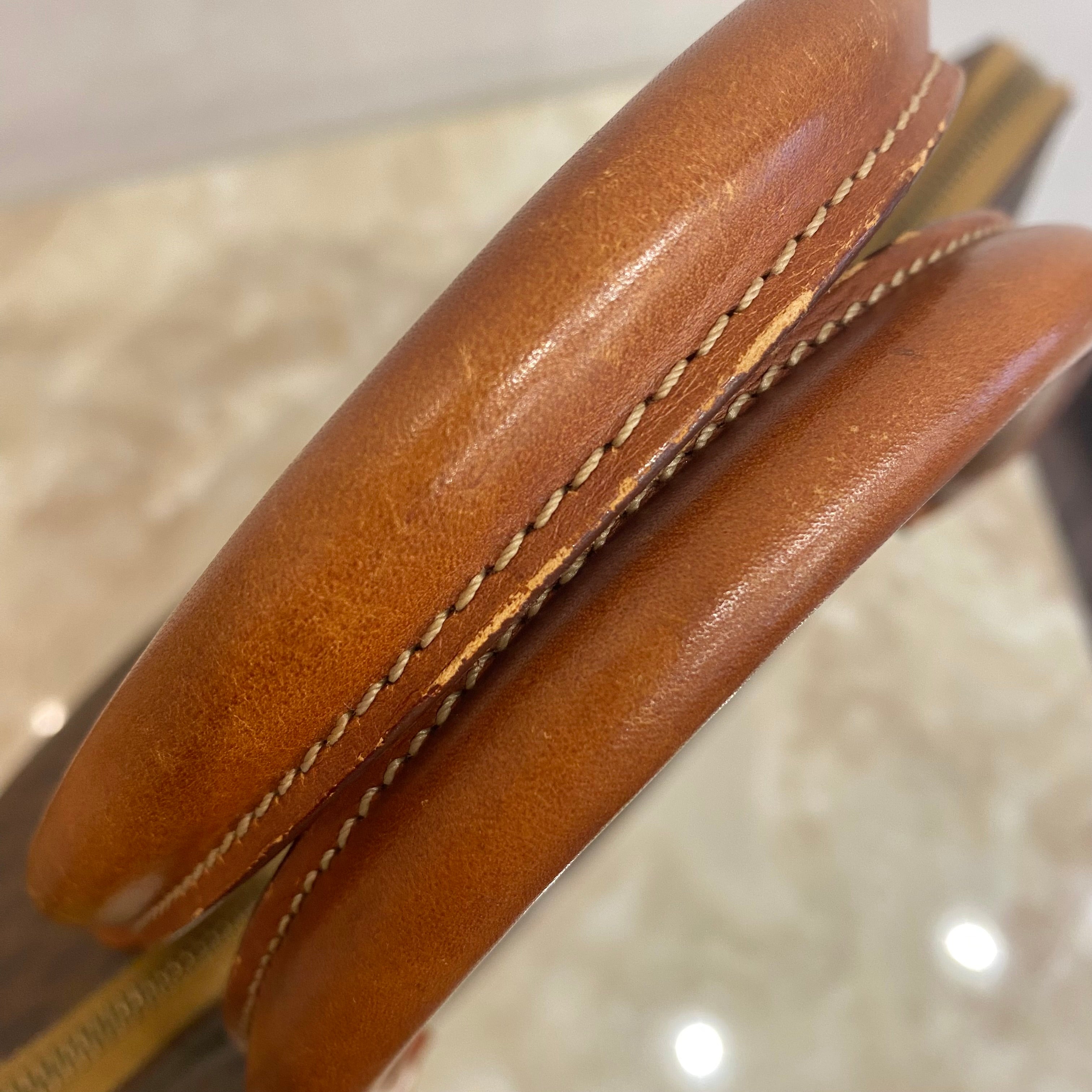 CELINE マカダム ボリード型ハンドバッグ