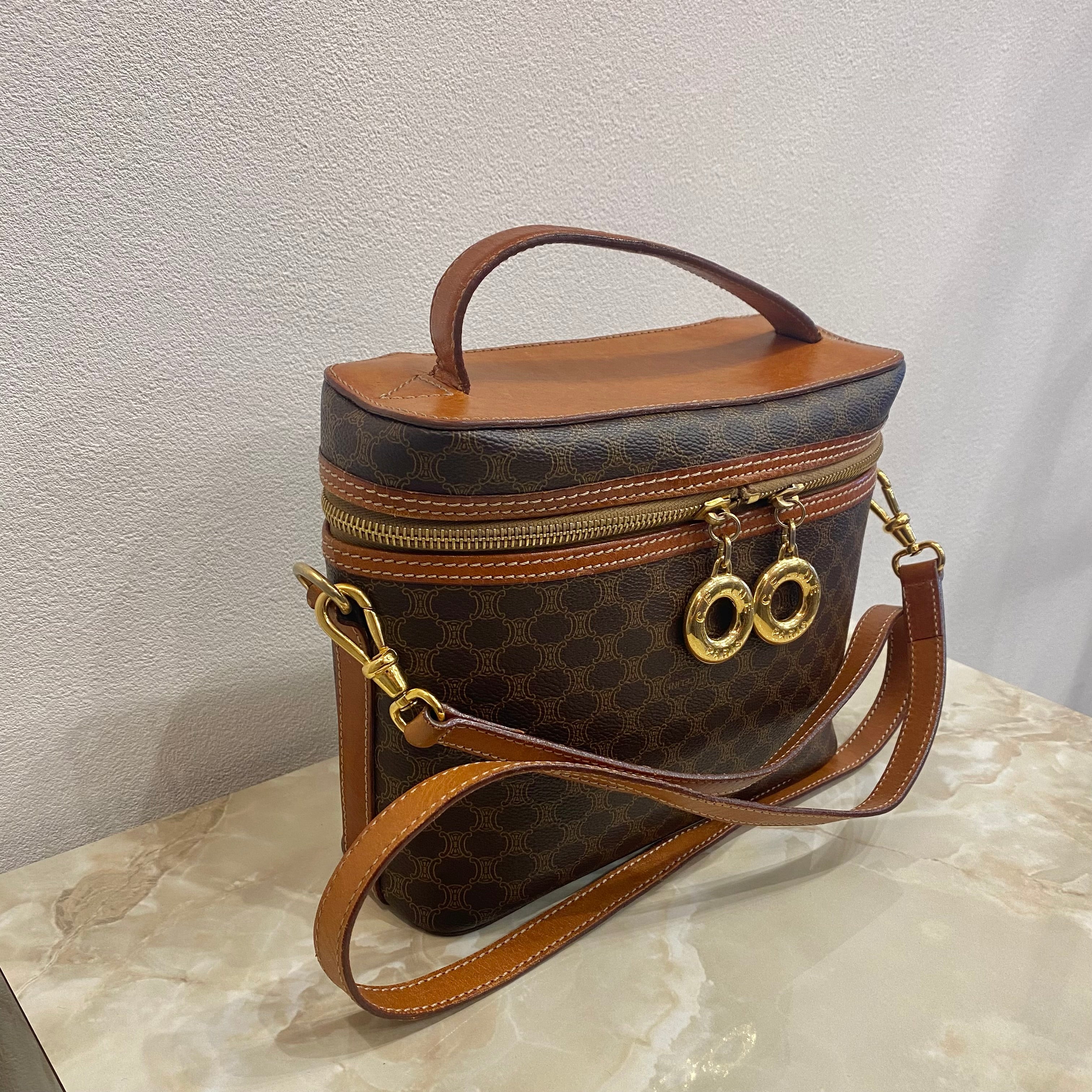 CELINE マカダム 2wayハンドバッグ