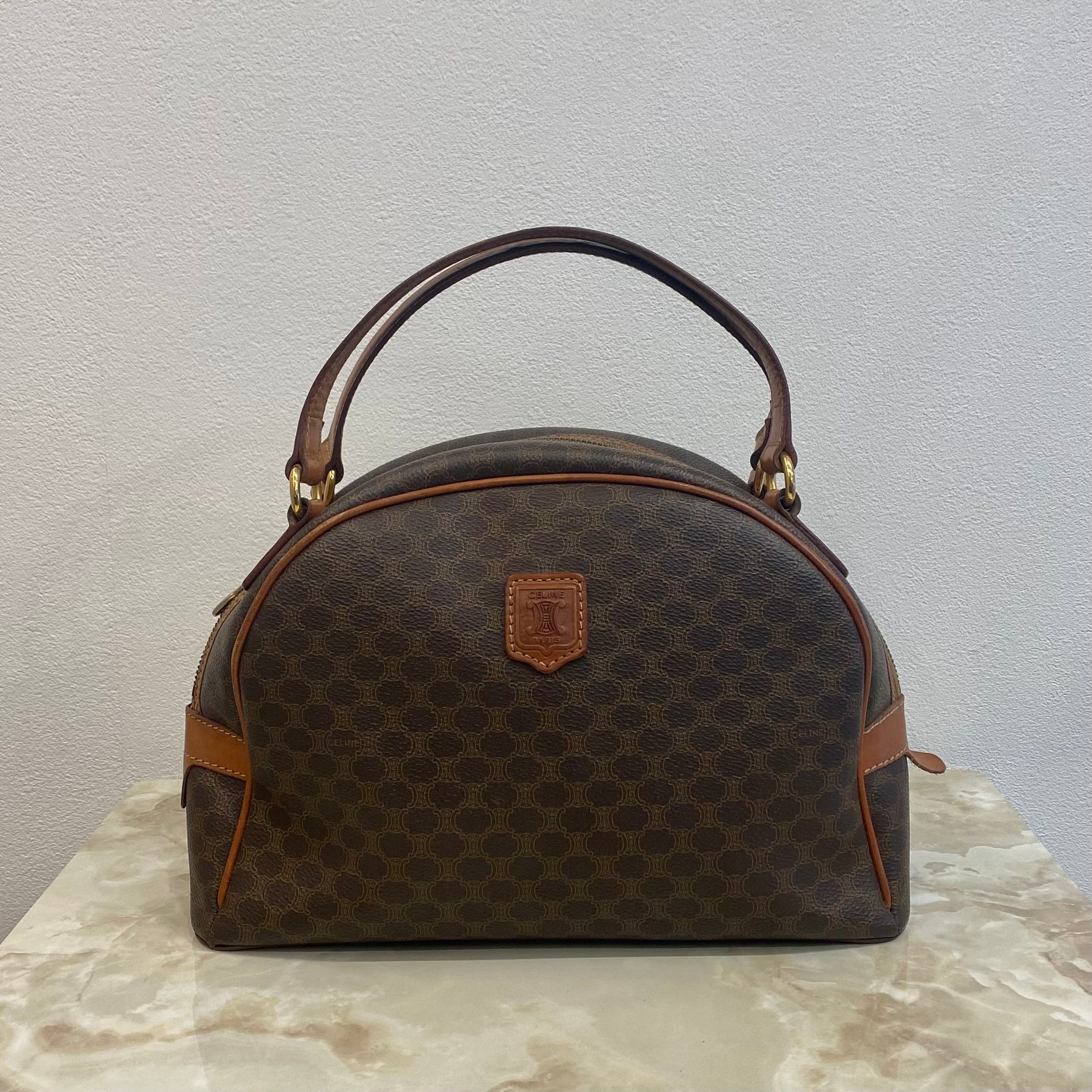 CELINE マカダムハンドバッグ