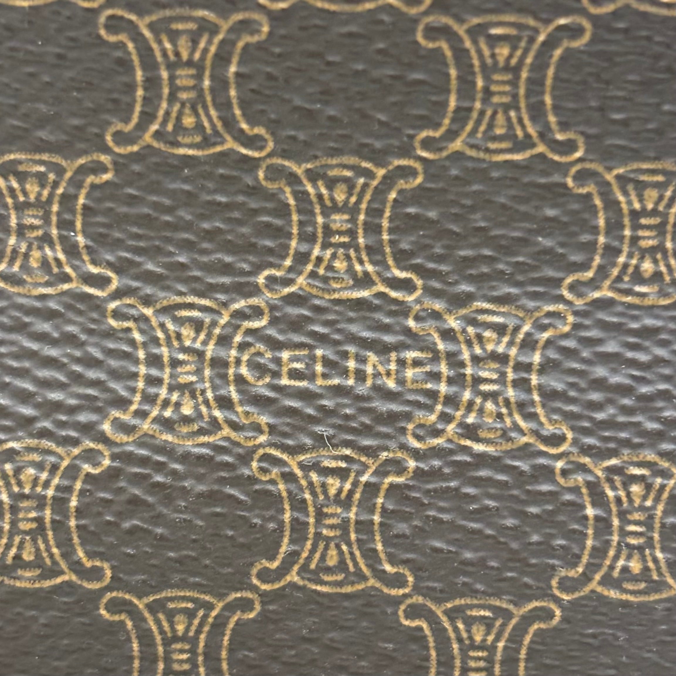 CELINE マカダム ショルダーバッグ