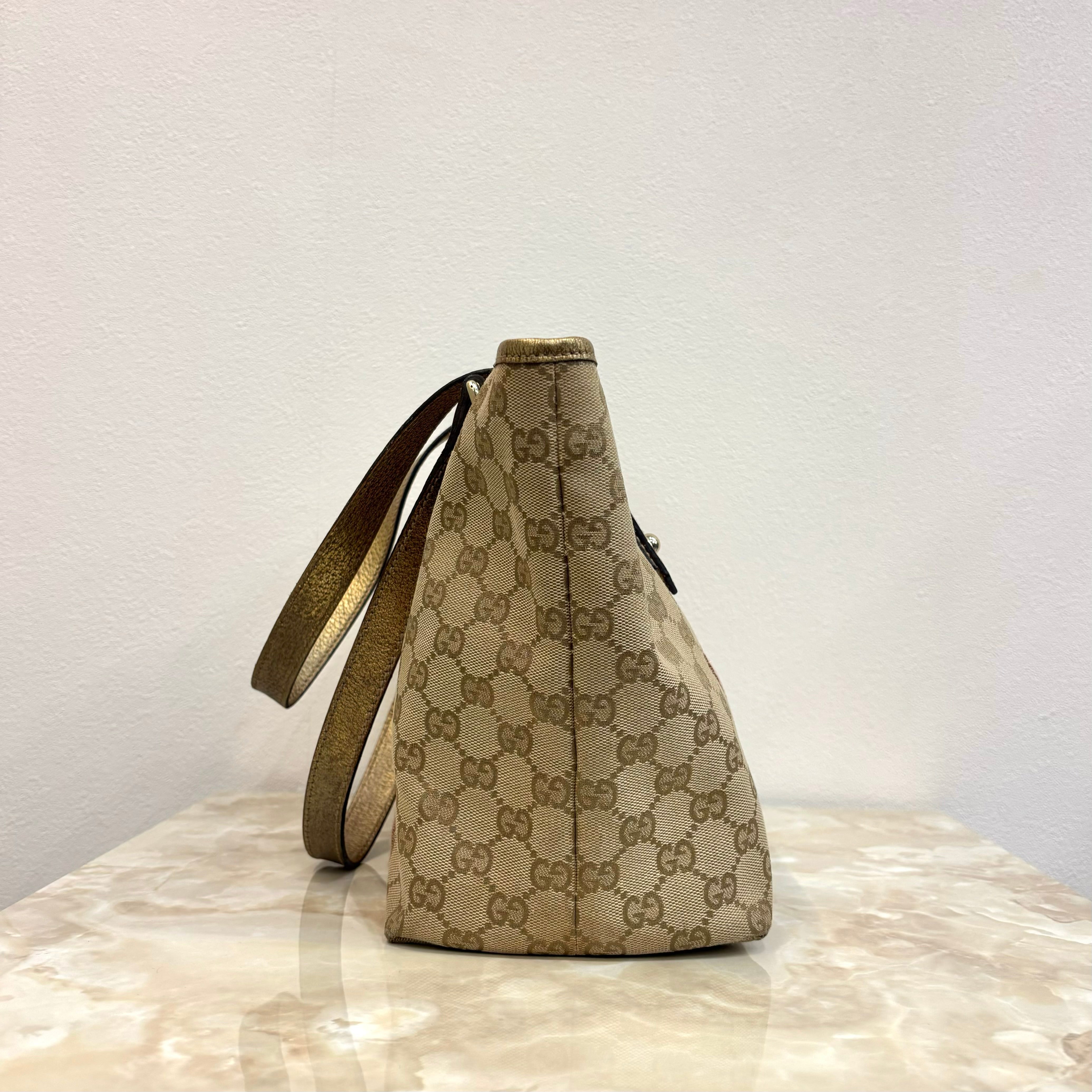 GUCCI GGキャンバス トートバッグ