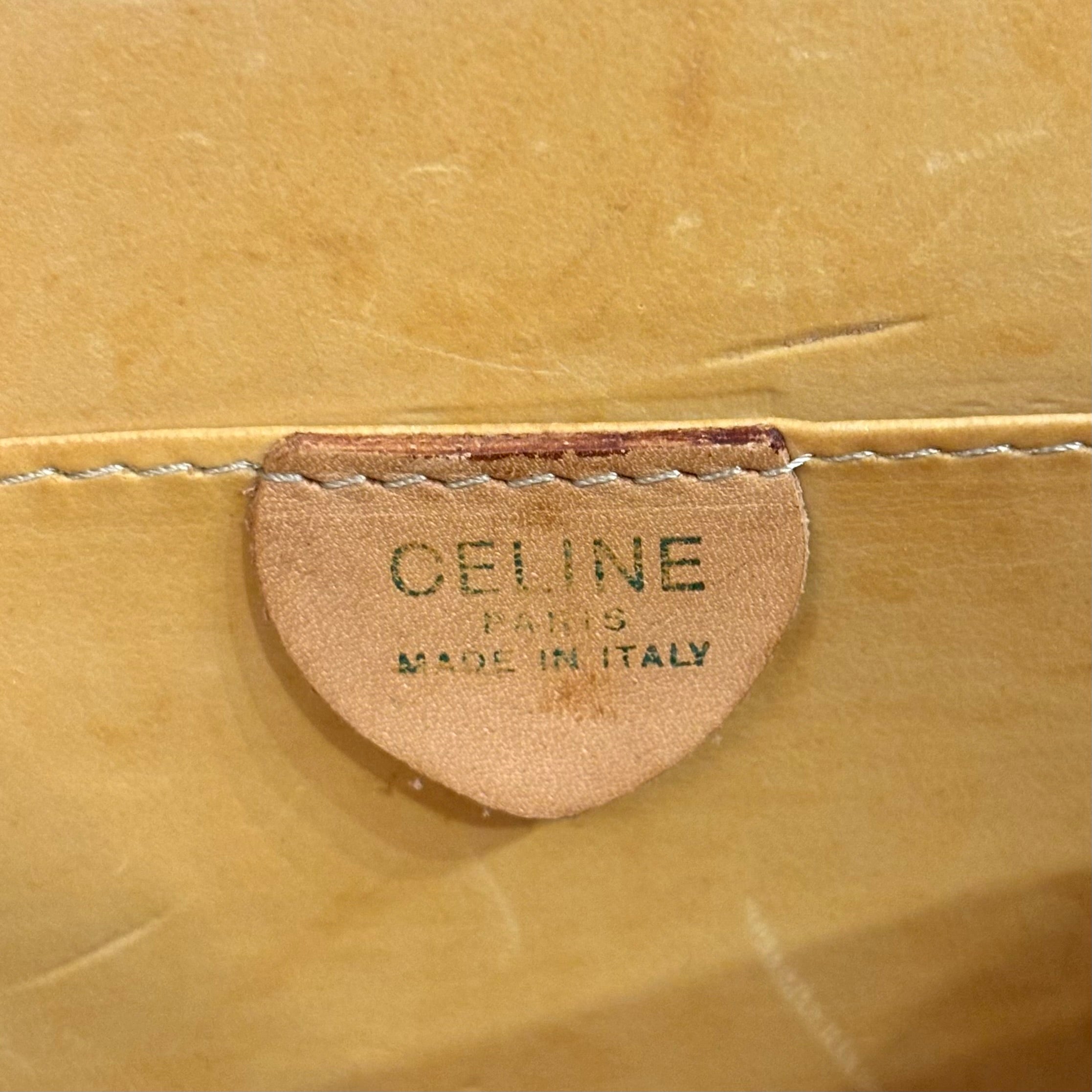 CELINE マカダムショルダーバッグ