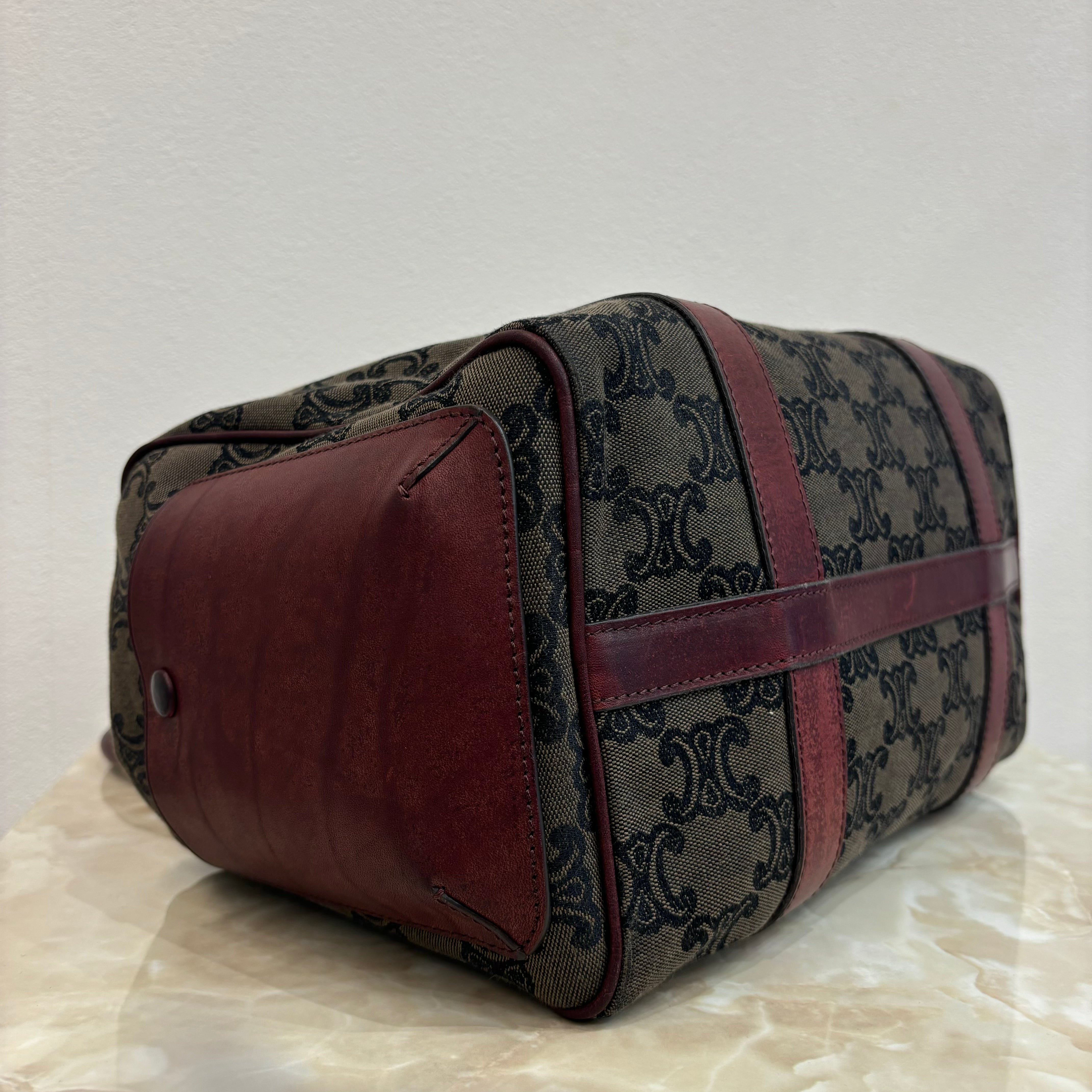 CELINE マカダム ハンドバッグ
