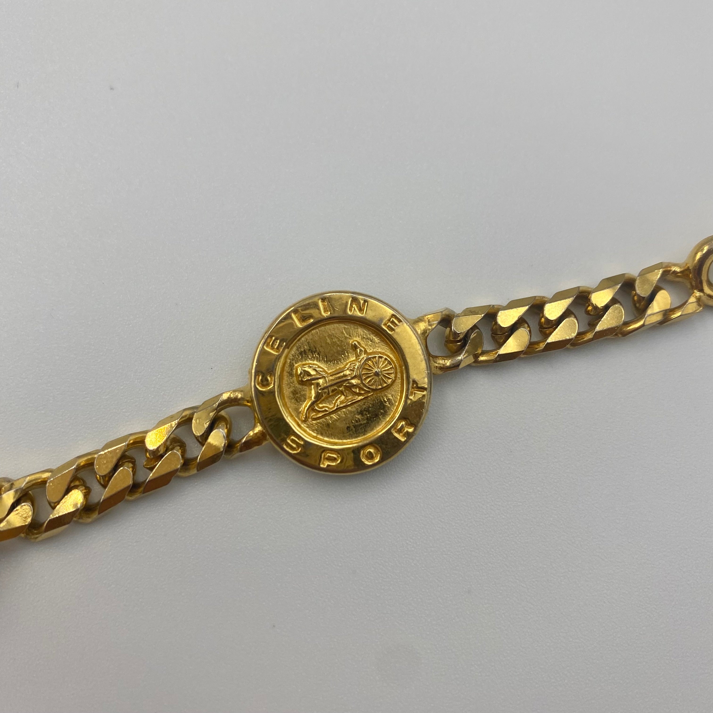 CELINE サルキー コインモチーフ 喜平 ブレスレット