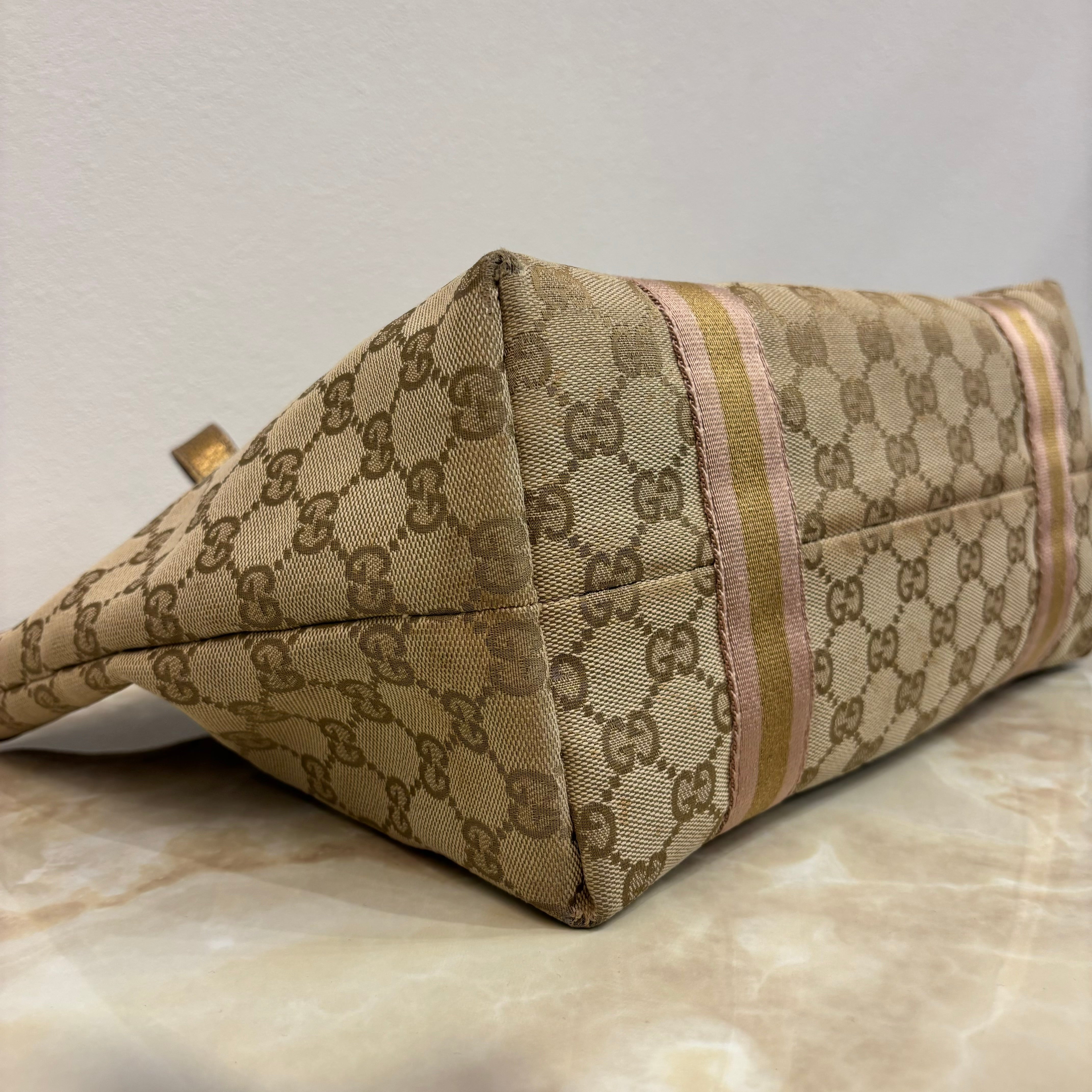 GUCCI GGキャンバス トートバッグ