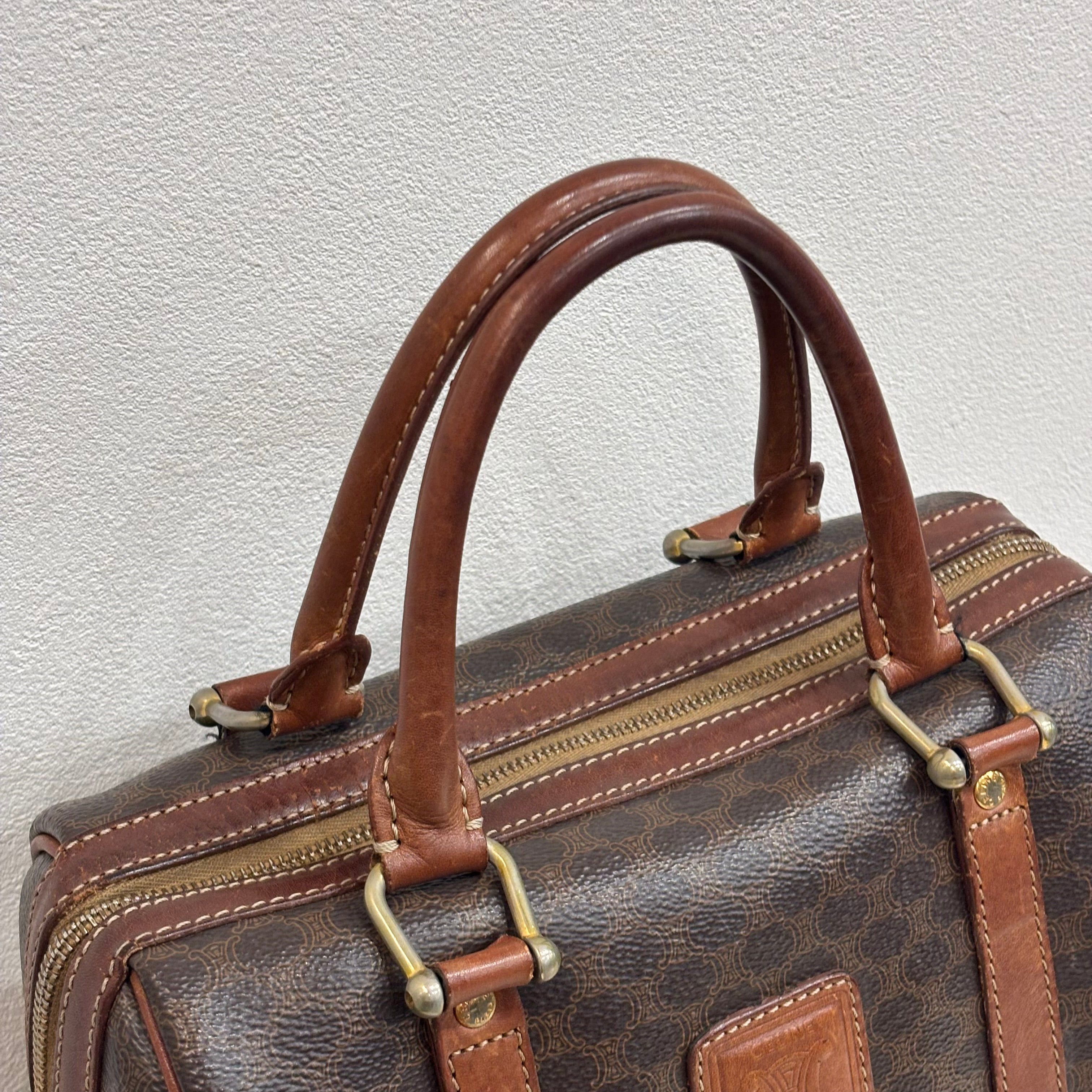 CELINE マカダム ボストンバッグ