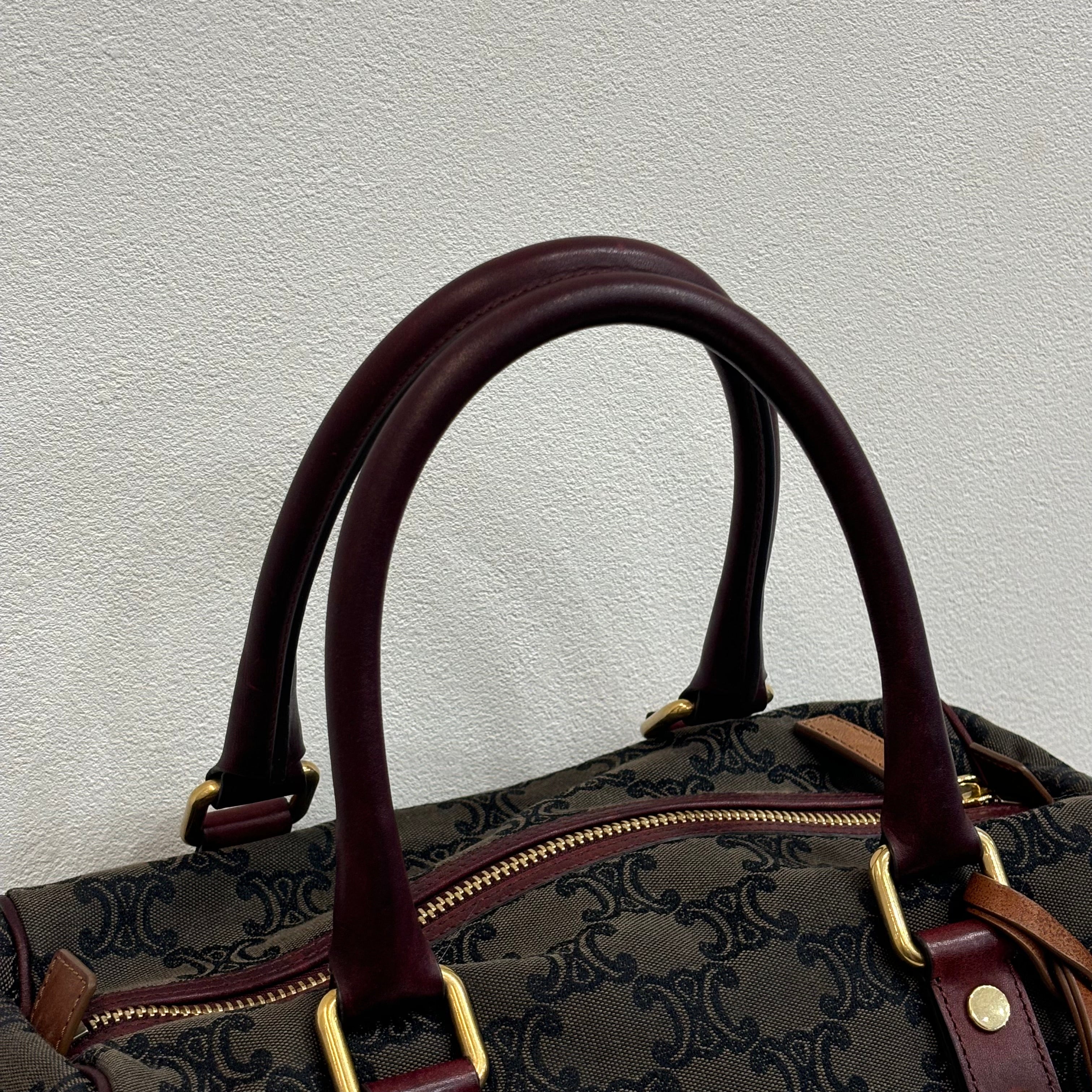 CELINE マカダム ハンドバッグ