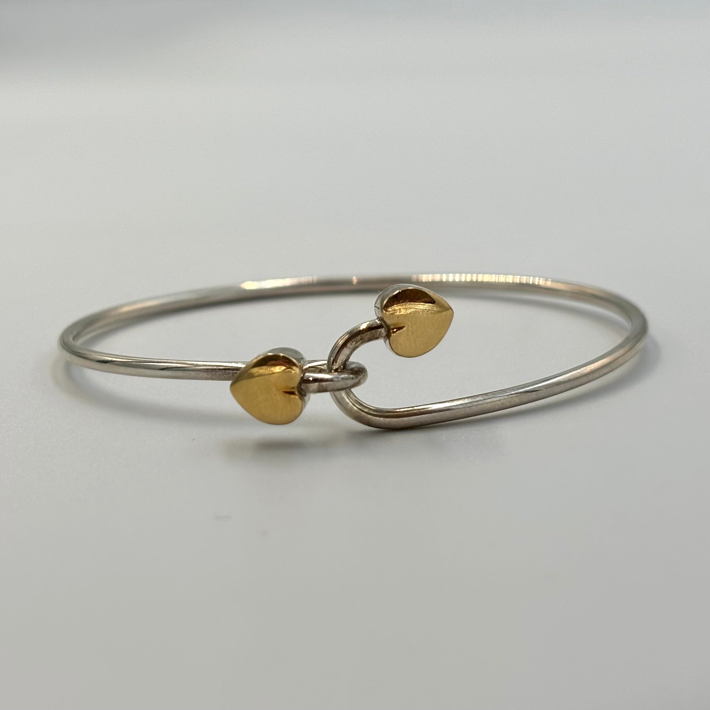 Tiffany&Co. ダブルハート フックバングル