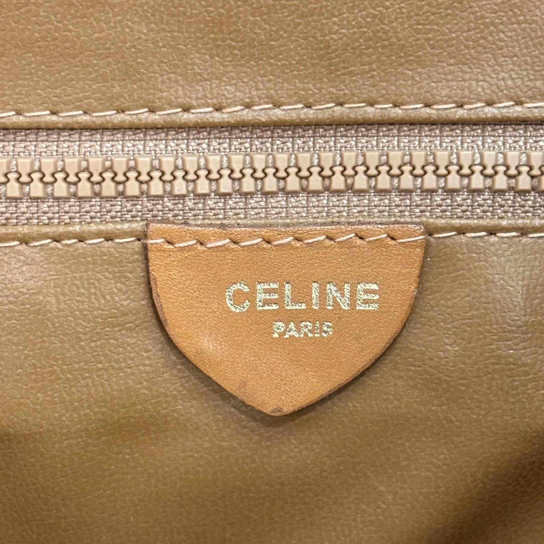 CELINE マカダム ショルダーバッグ