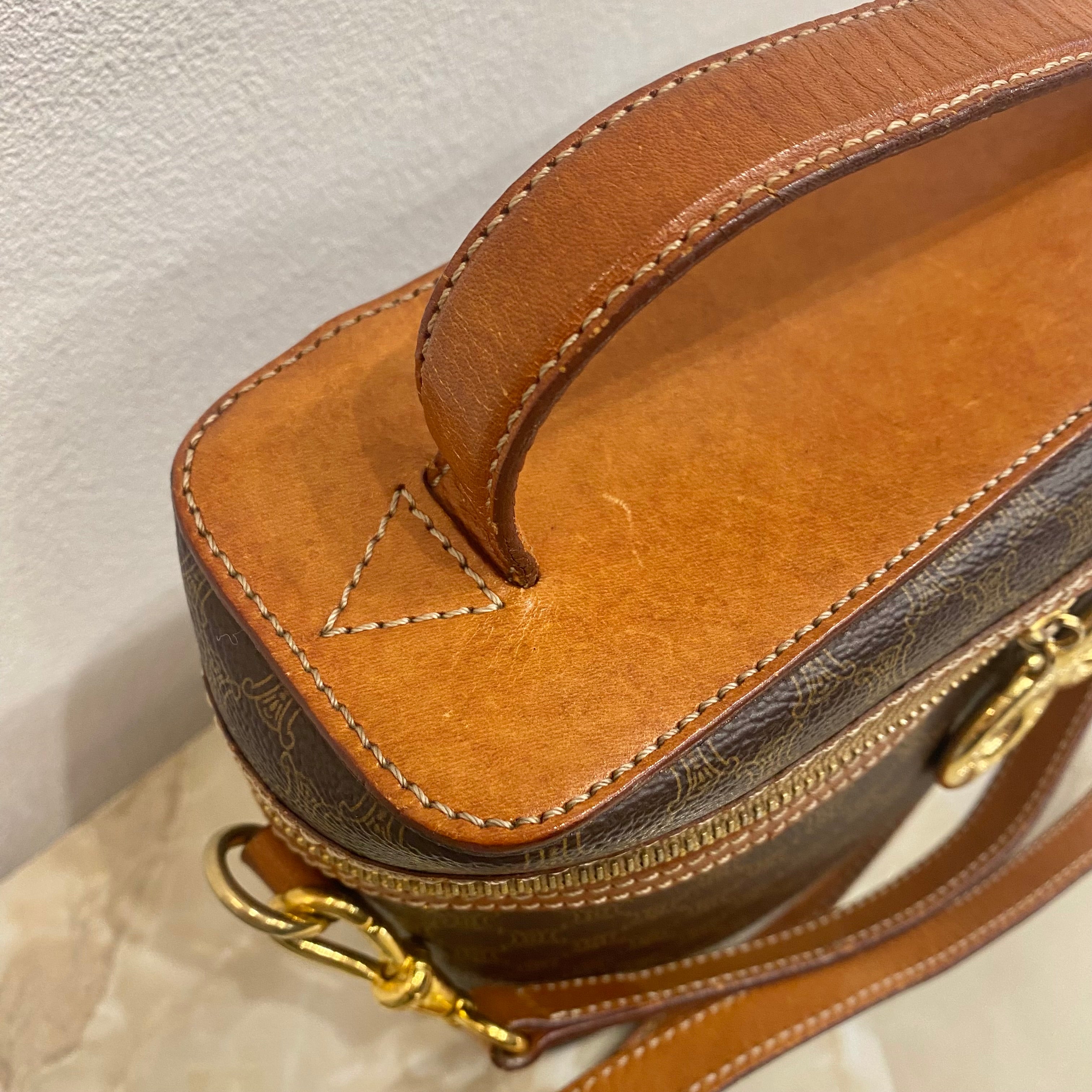 CELINE マカダム 2wayハンドバッグ