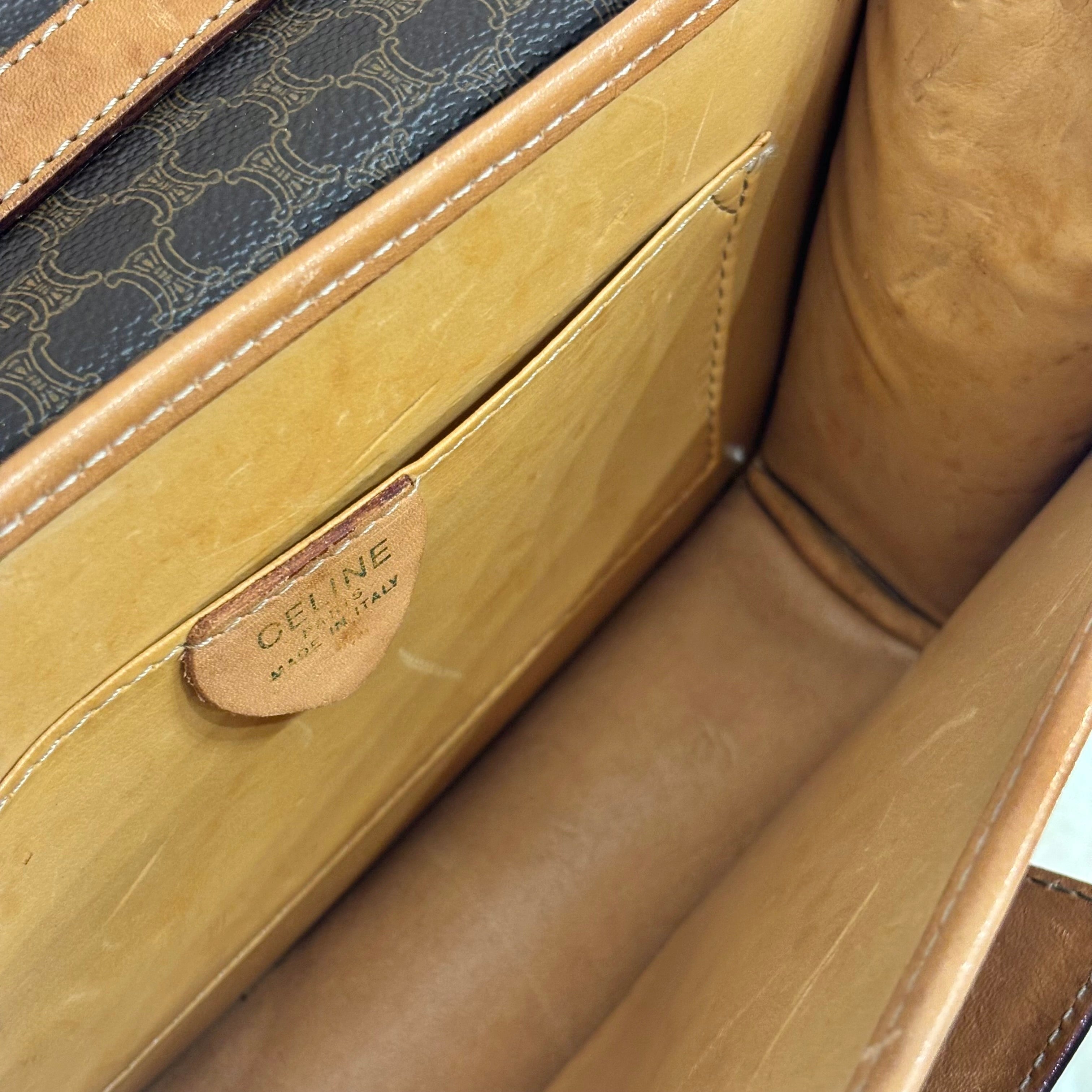 CELINE マカダムショルダーバッグ