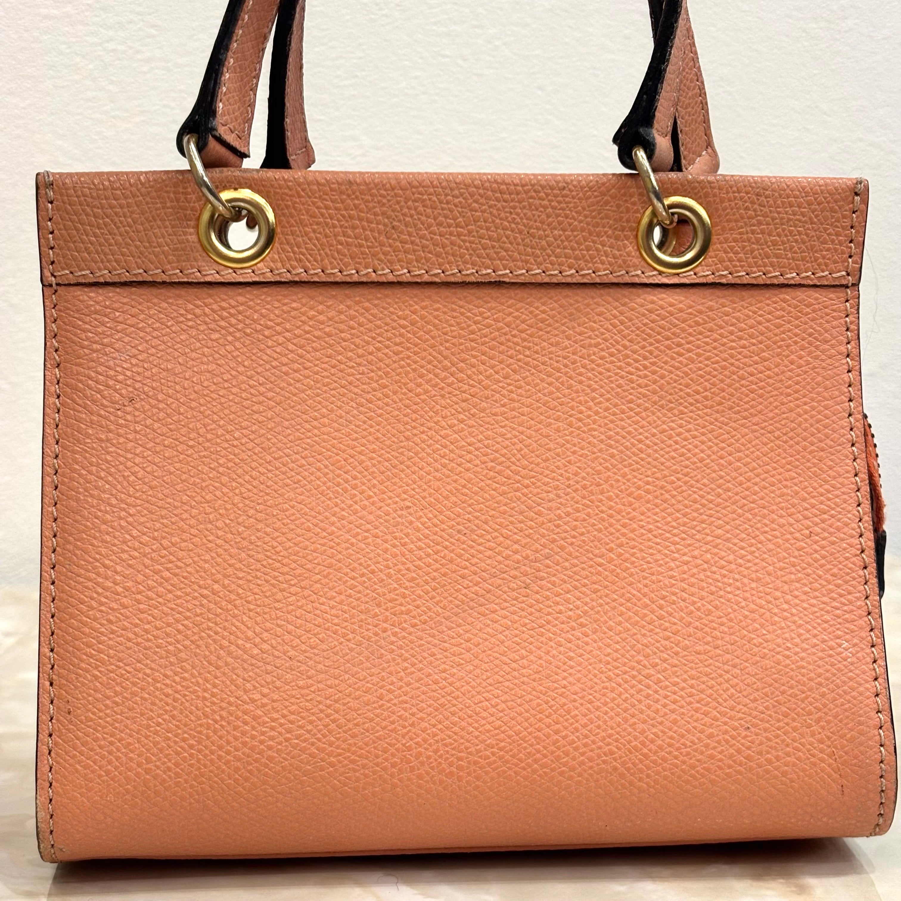CELINE レザー ミニ2WAYバッグ