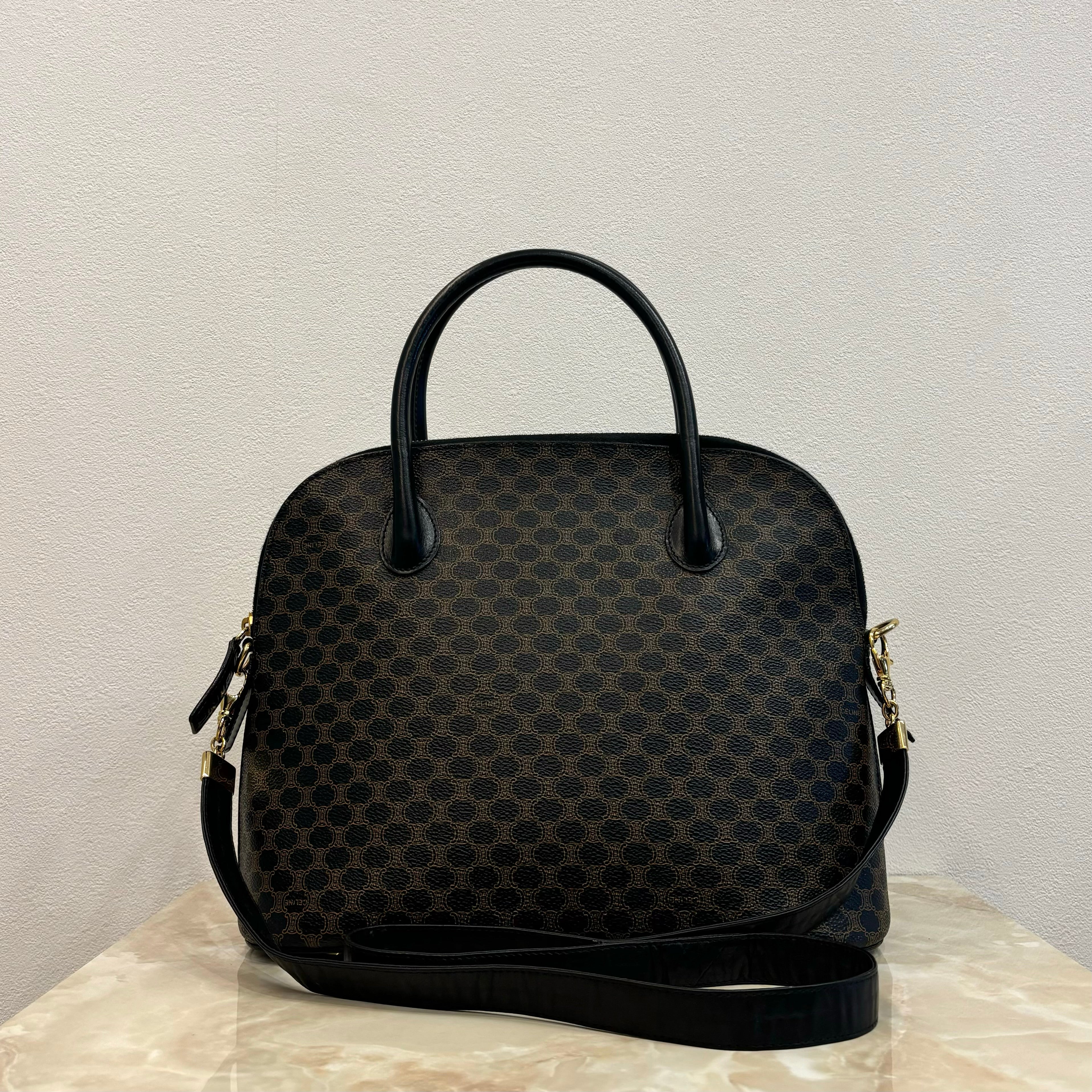CELINE マカダム 2wayハンドバッグ