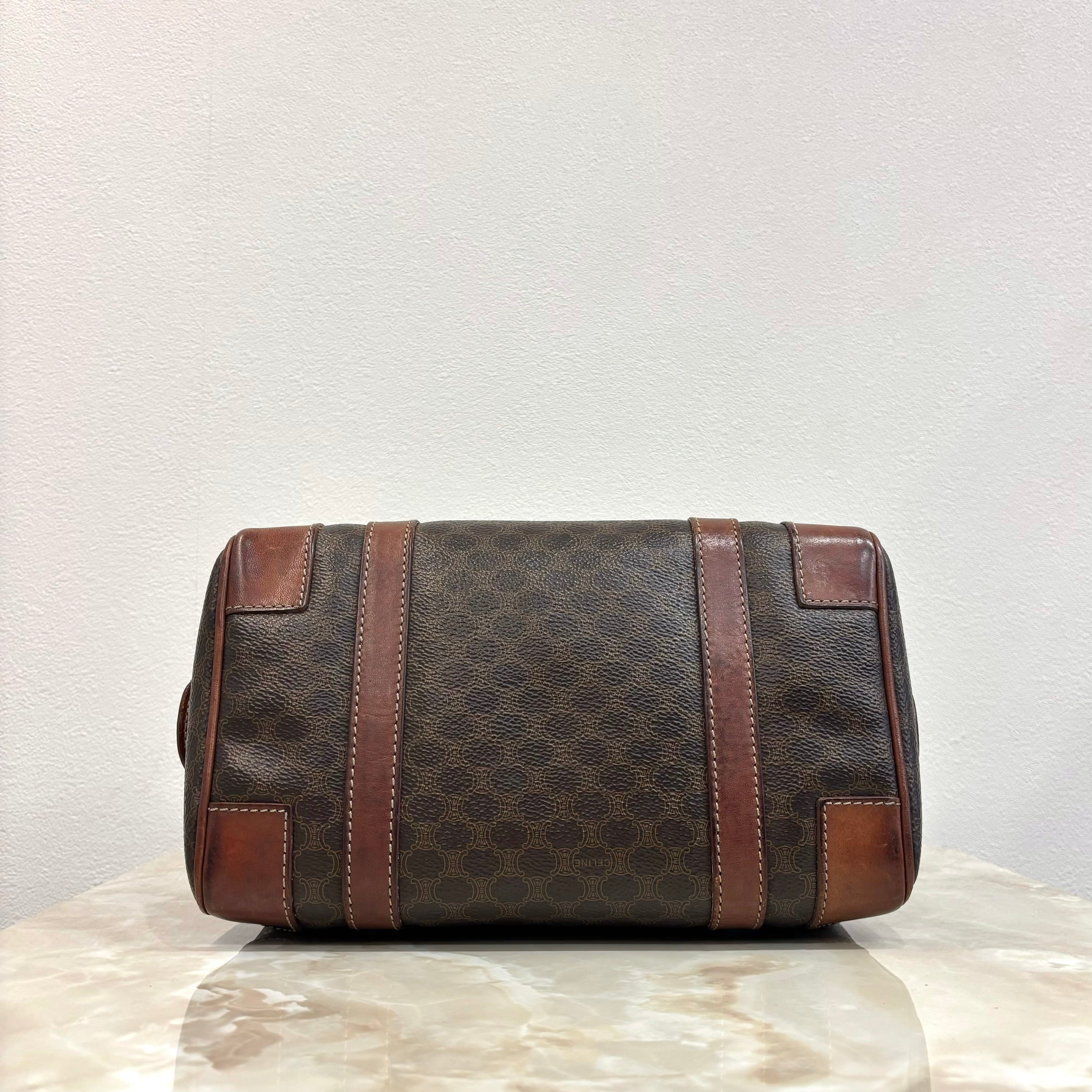 CELINE マカダム ボストンバッグ