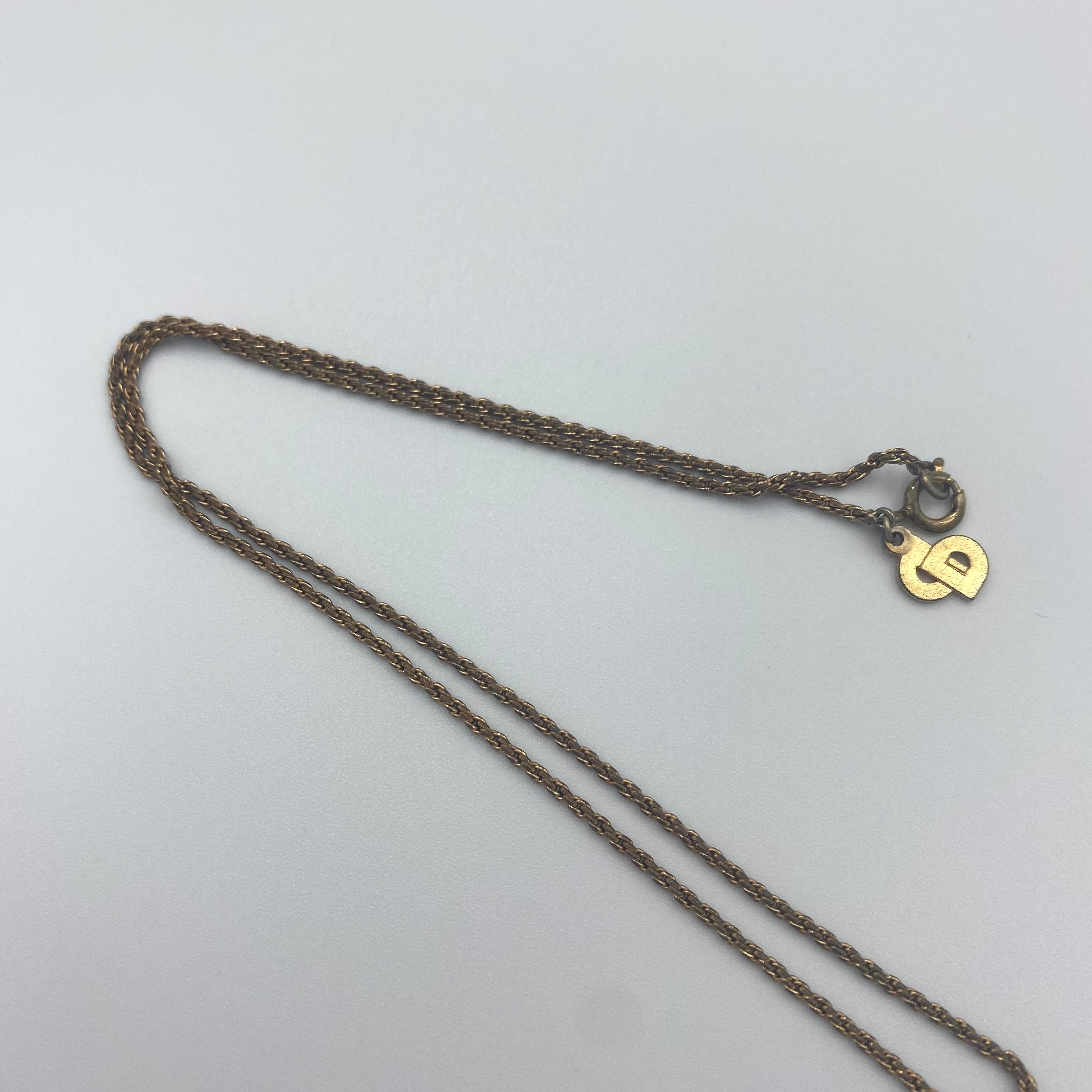 Dior CDロゴ ツイストチェーン ネックレス