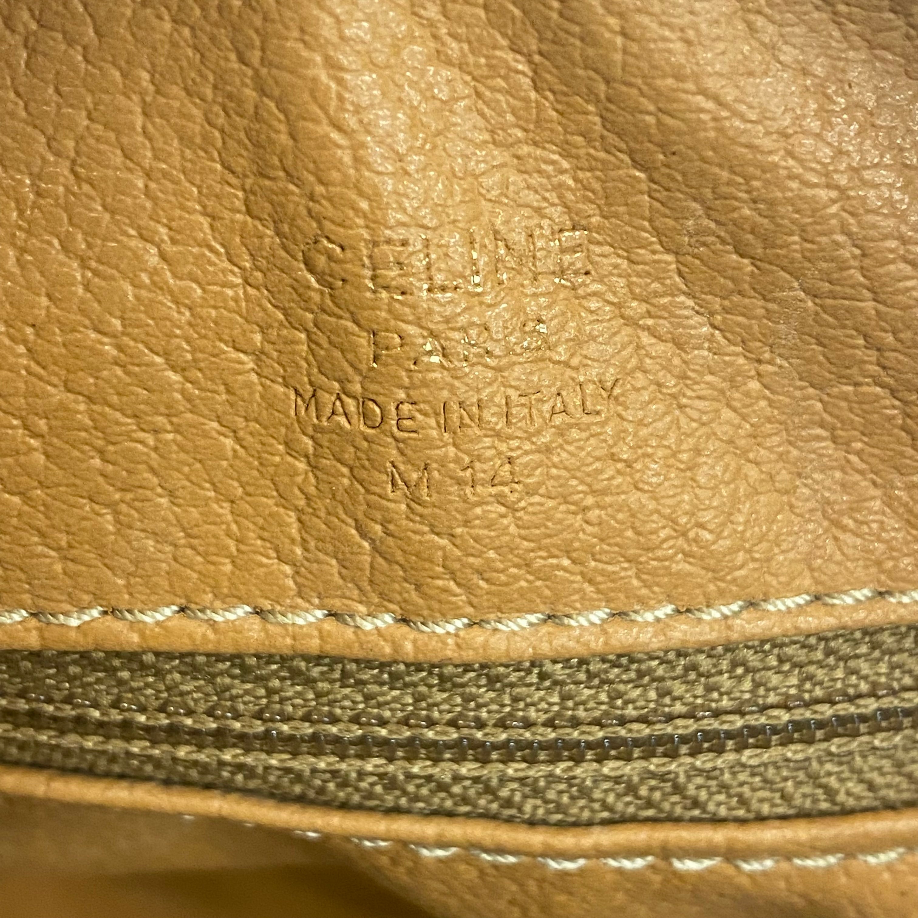 CELINE マカダム ミニボストンバッグ