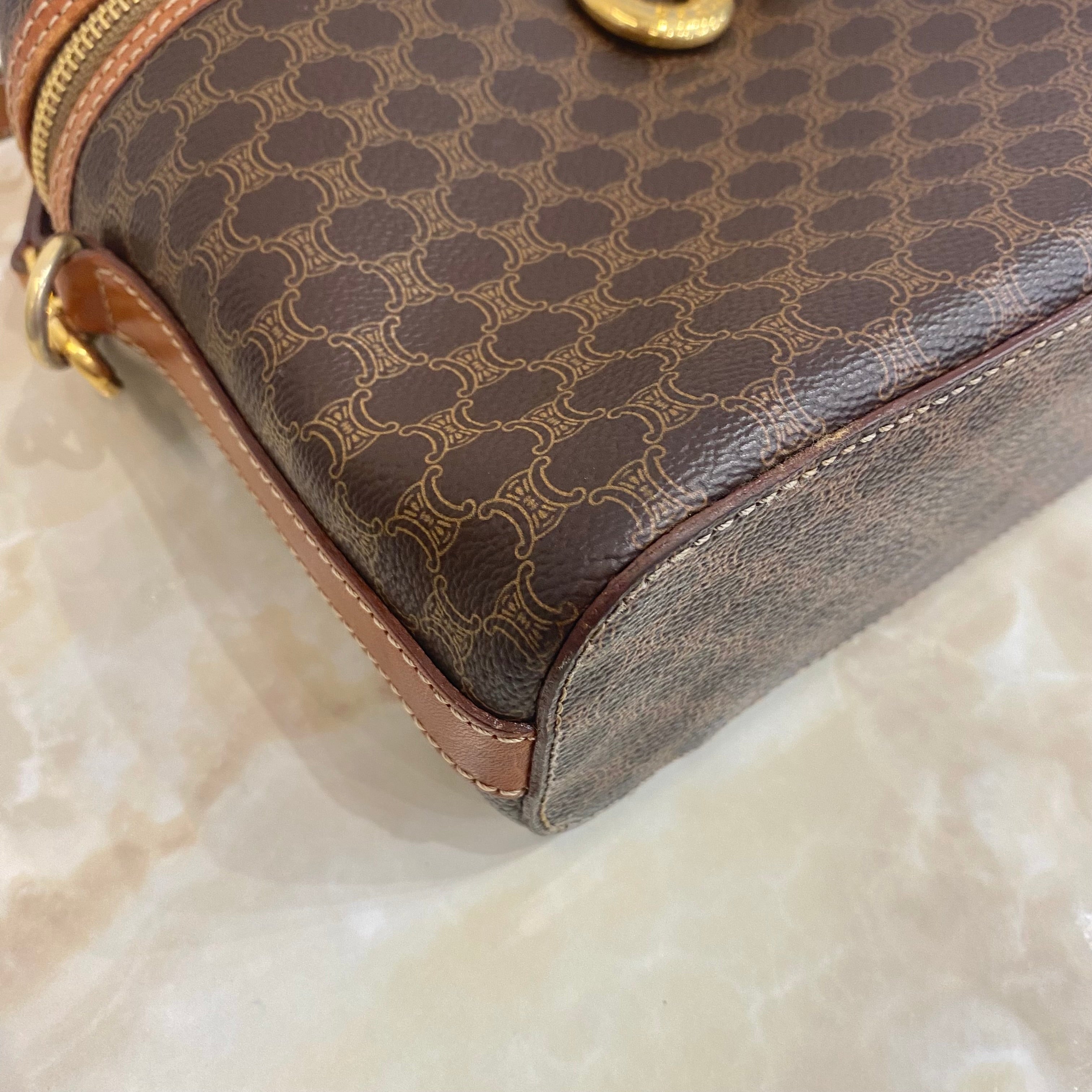 CELINE マカダム 2wayハンドバッグ