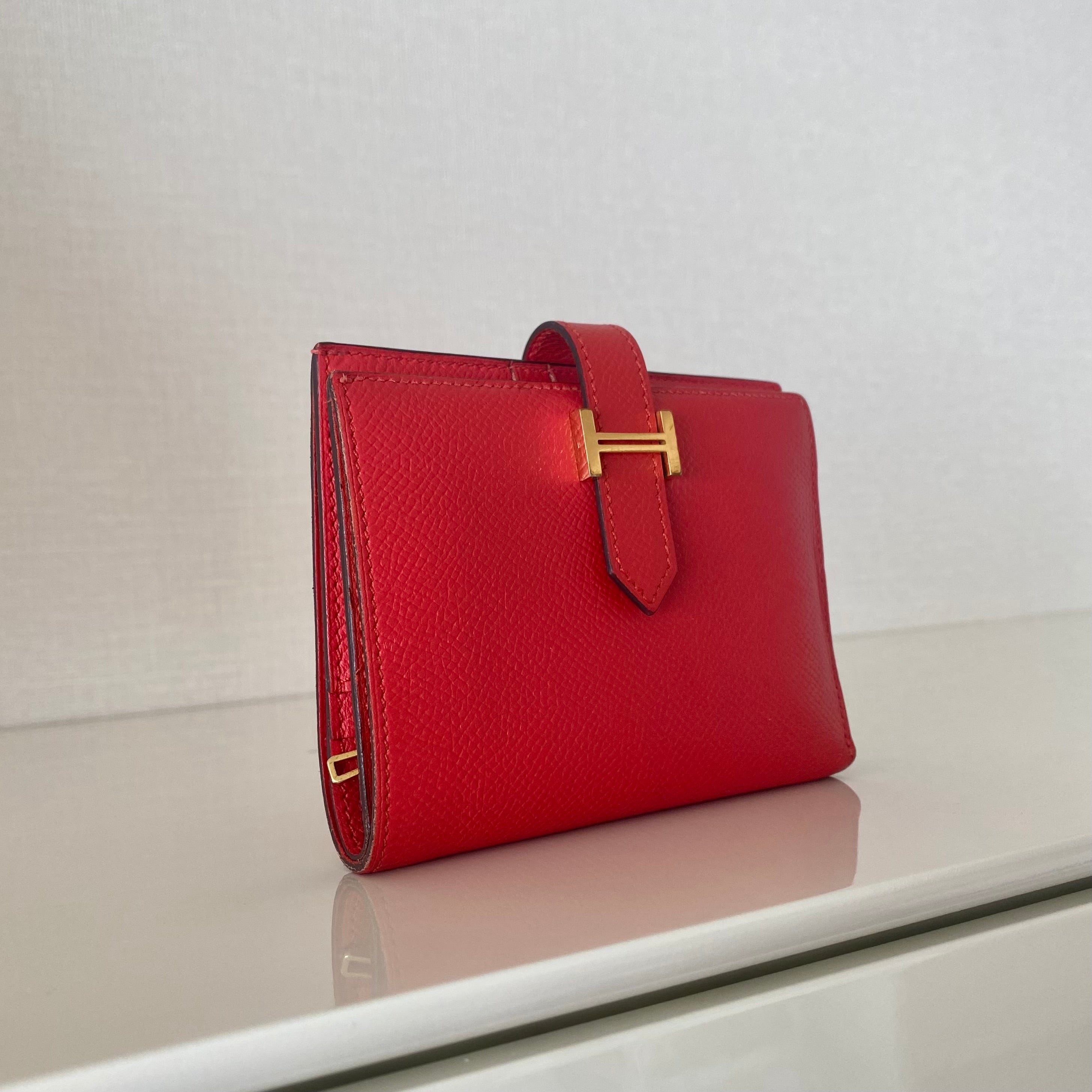 Hermès ベアンコンパクト 二つ折り財布