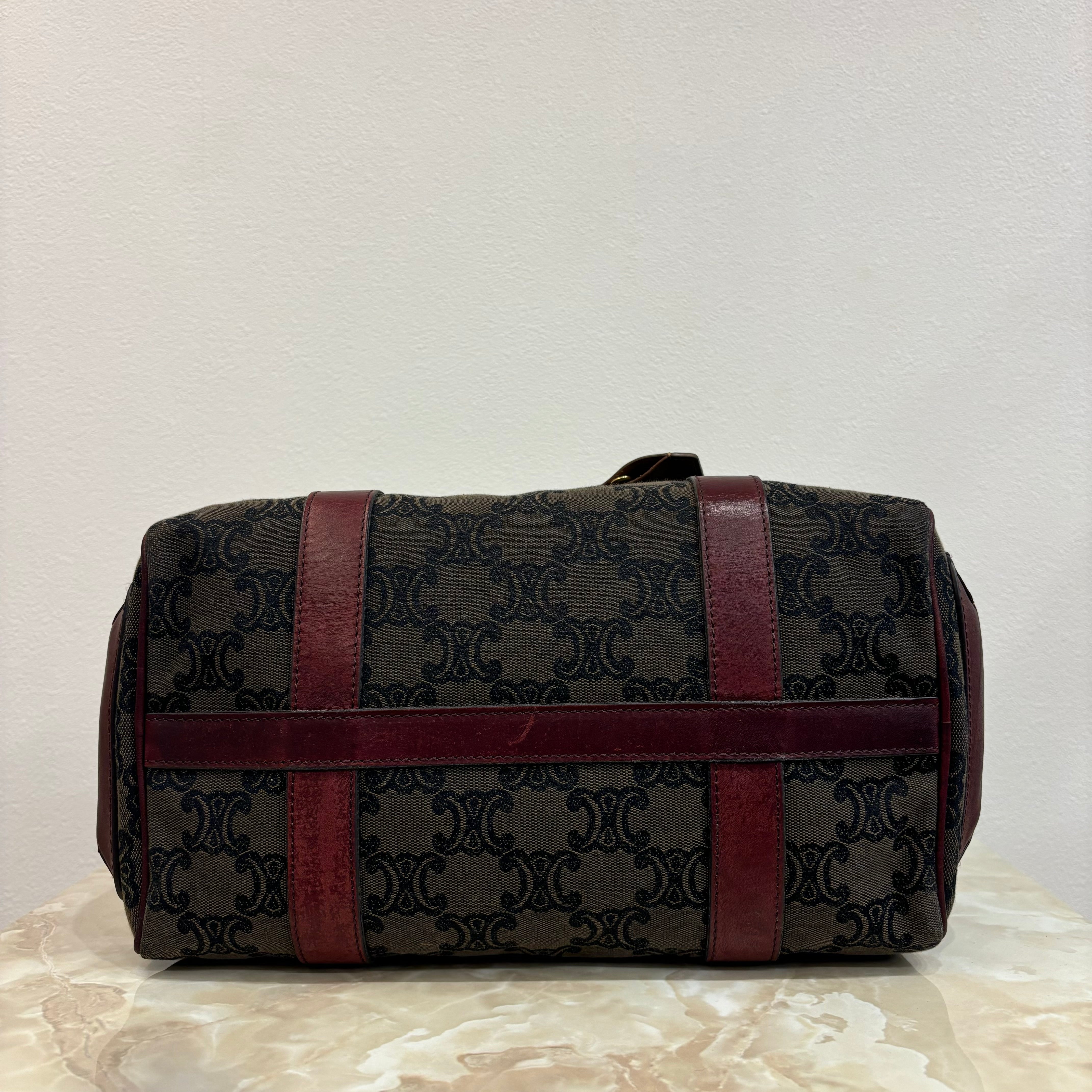 CELINE マカダム ハンドバッグ