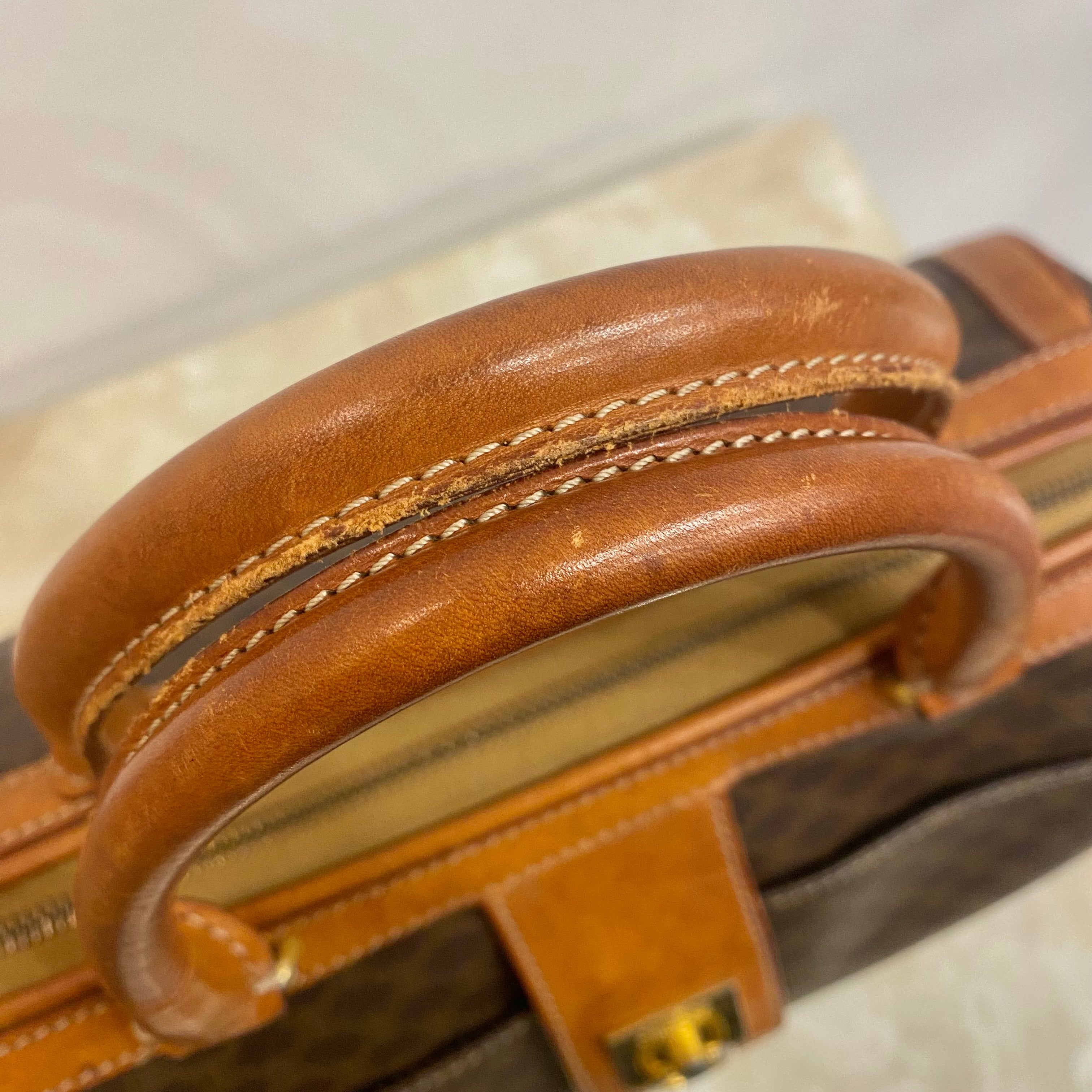 CELINE マカダム ハンドバッグ