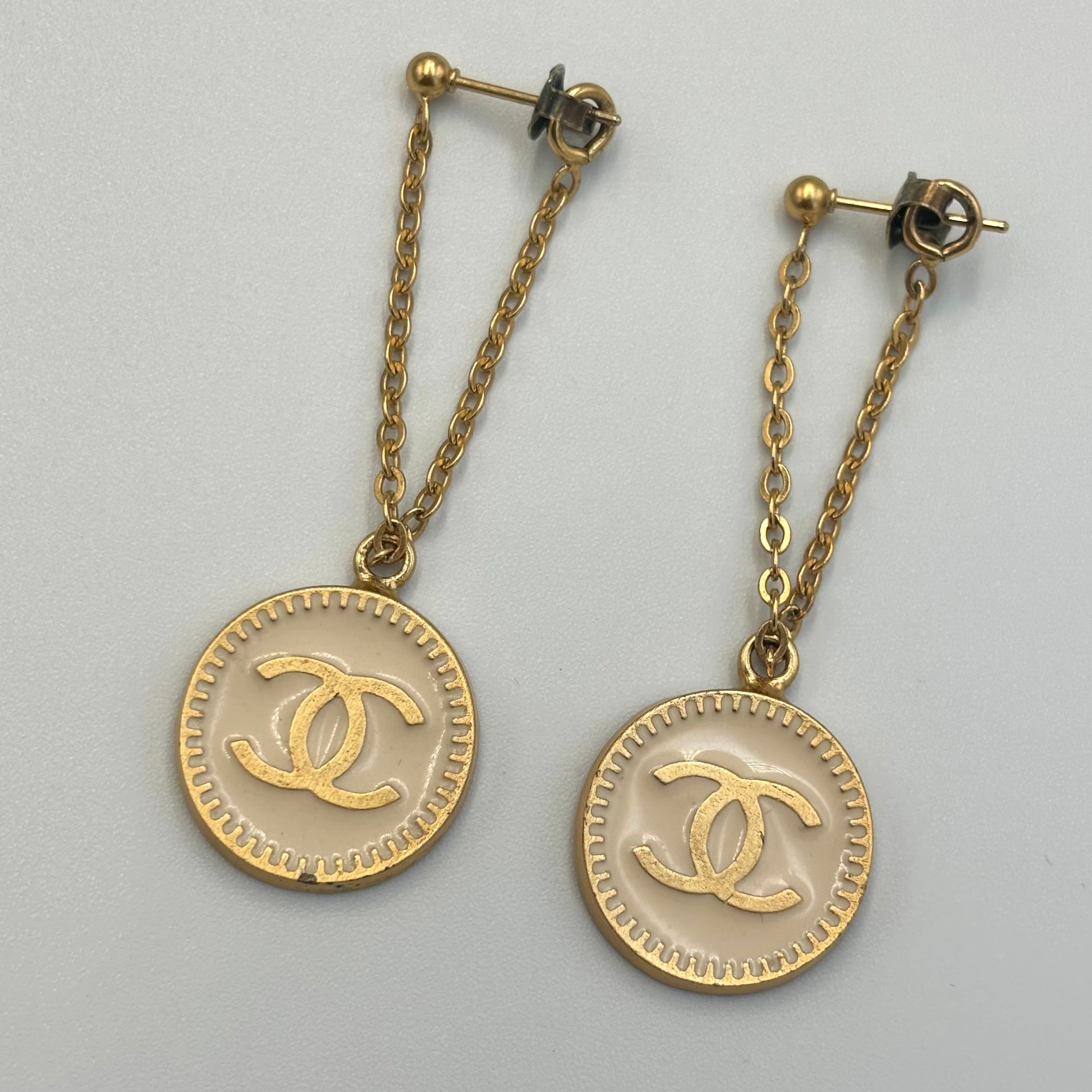 CHANEL ココマーク チェーン ピアス