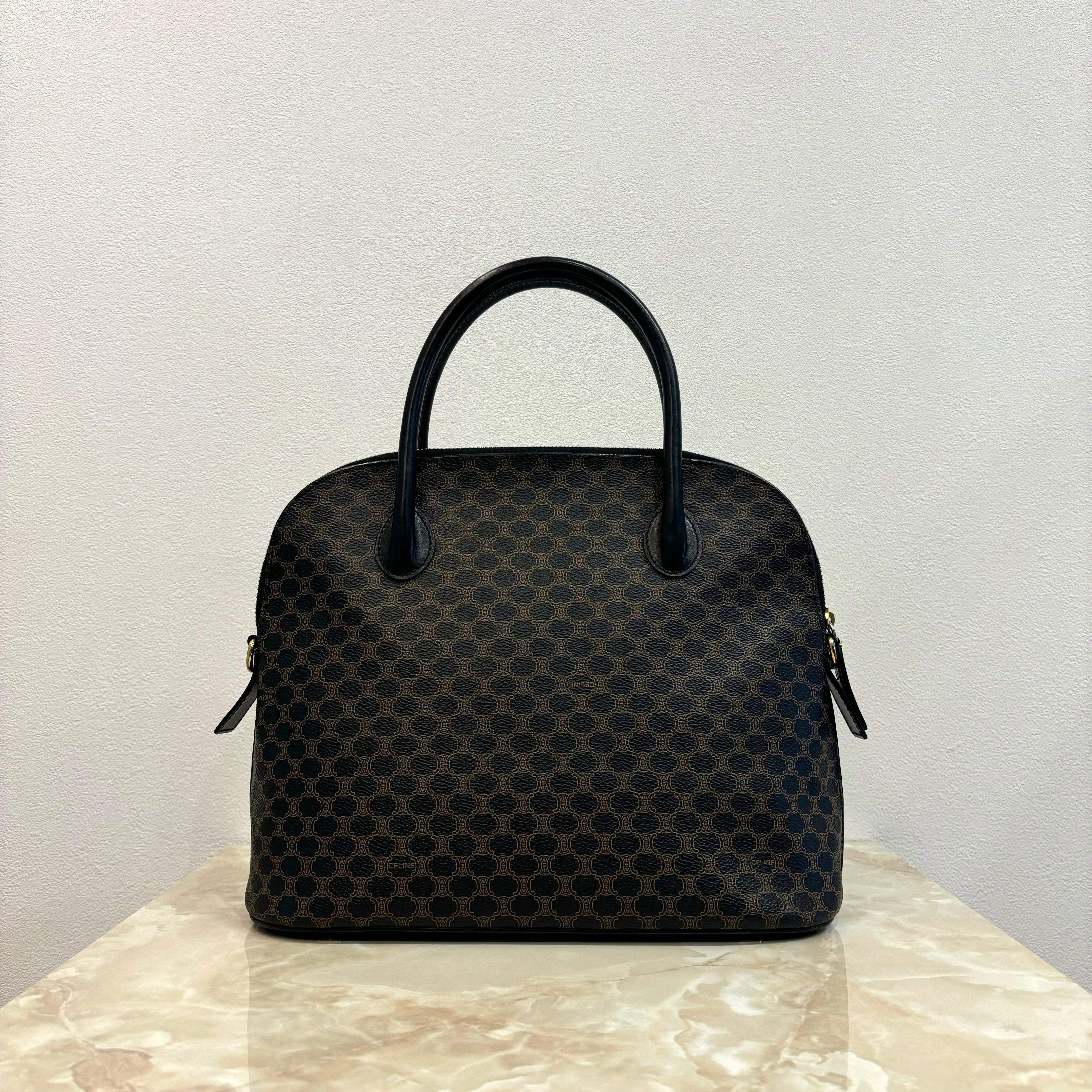 CELINE マカダム 2wayハンドバッグ