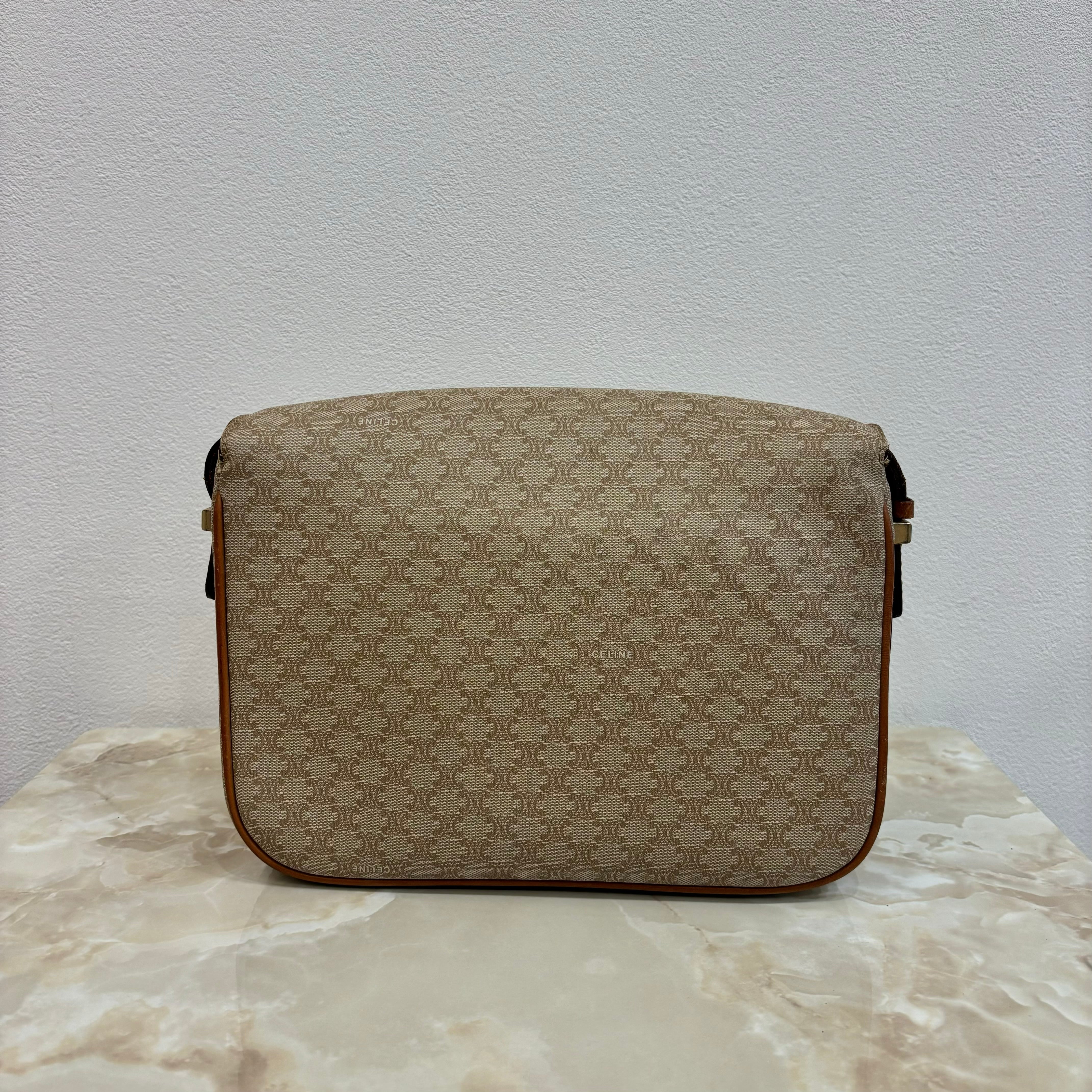 CELINE マカダム ショルダーバッグ