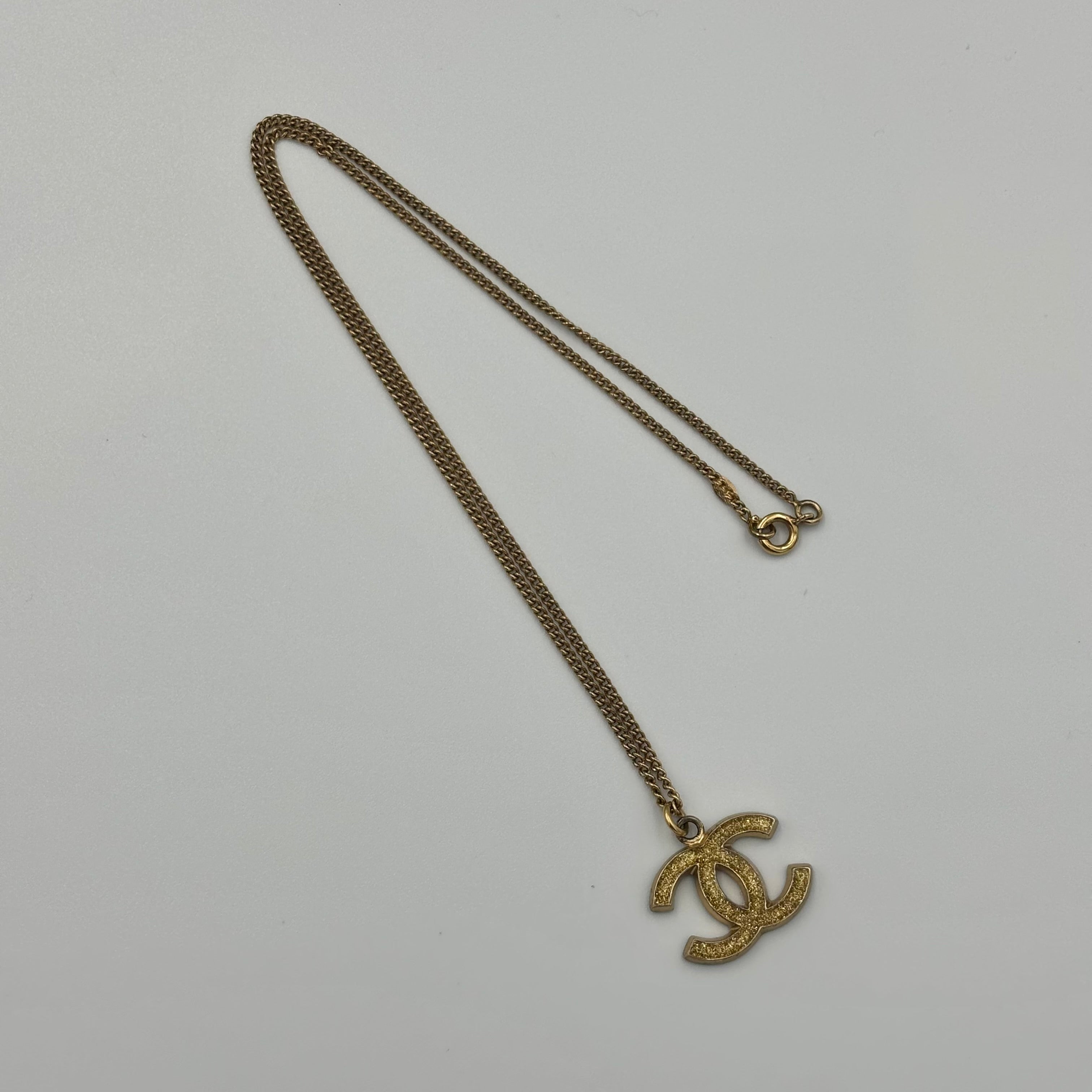 CHANEL ココマーク グリッター ネックレス