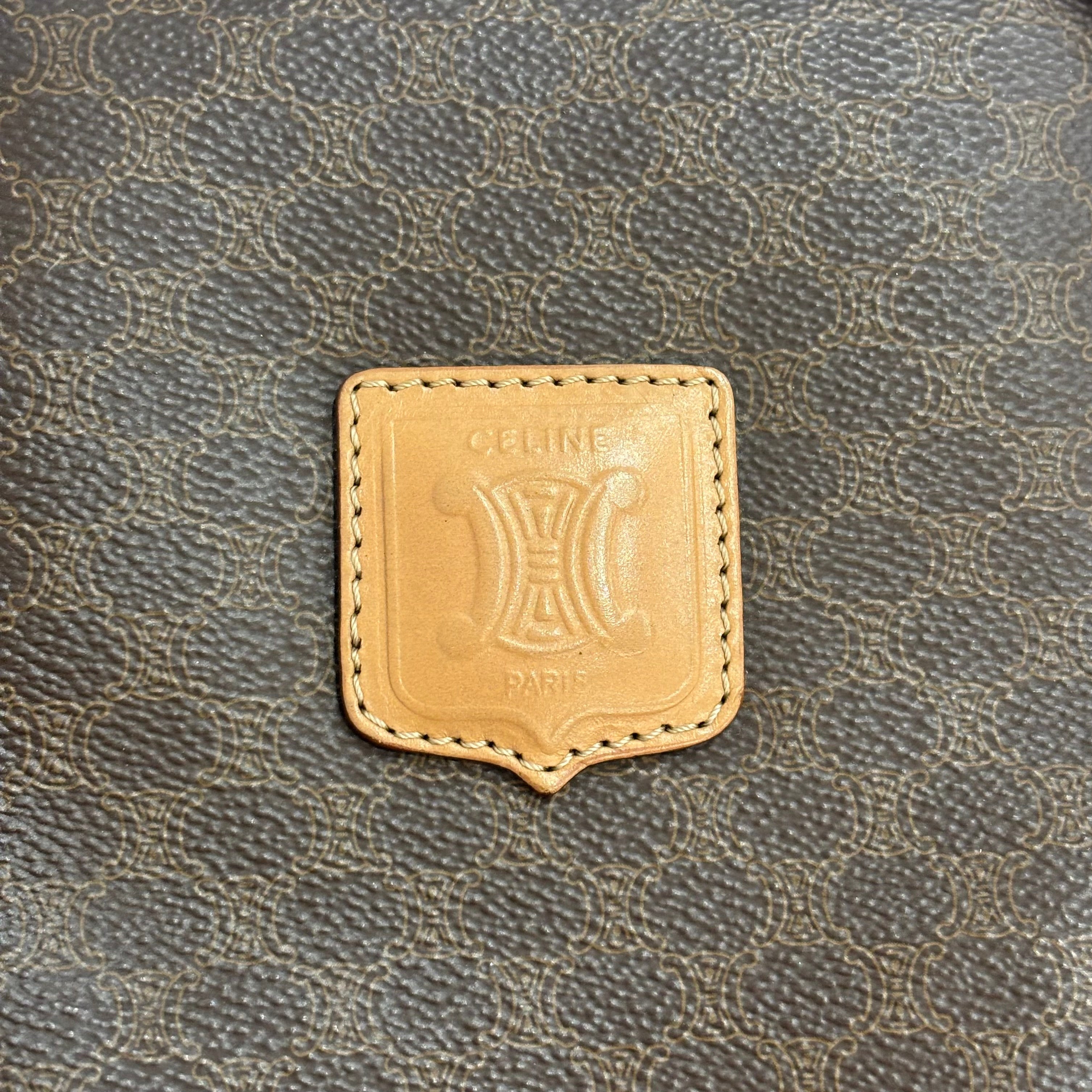 CELINE マカダムボストンバッグ