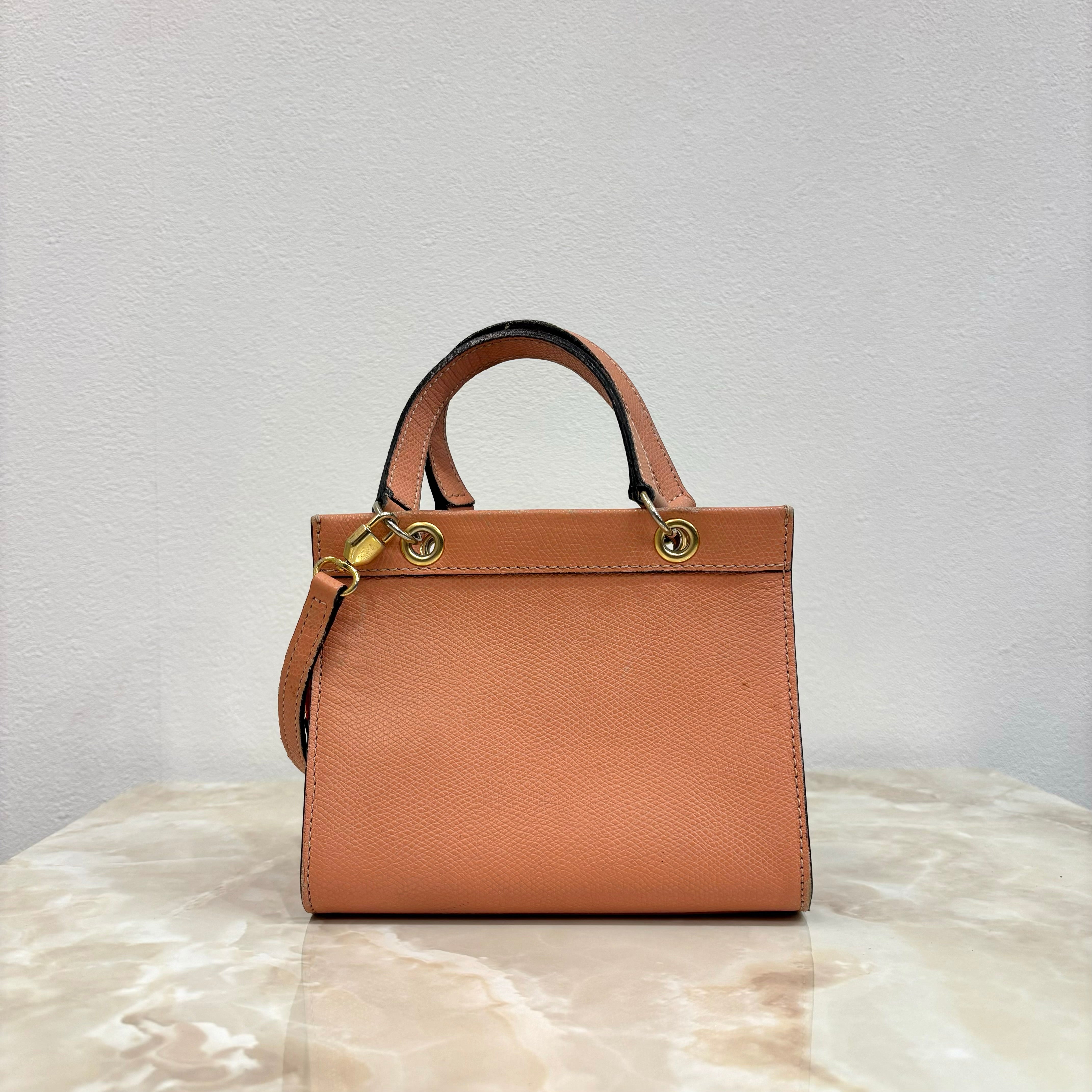CELINE レザー ミニ2WAYバッグ
