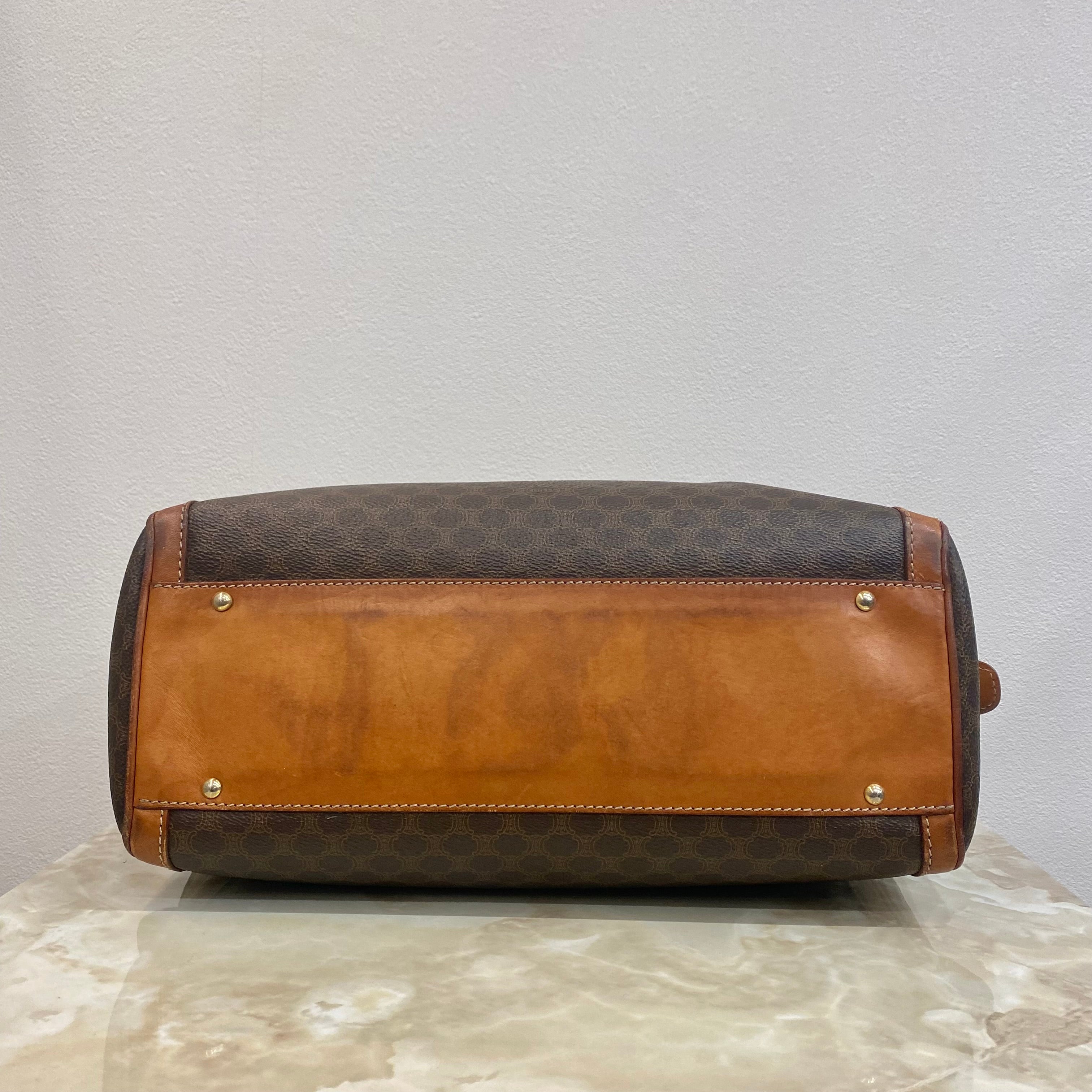 CELINE マカダム ハンドバッグ